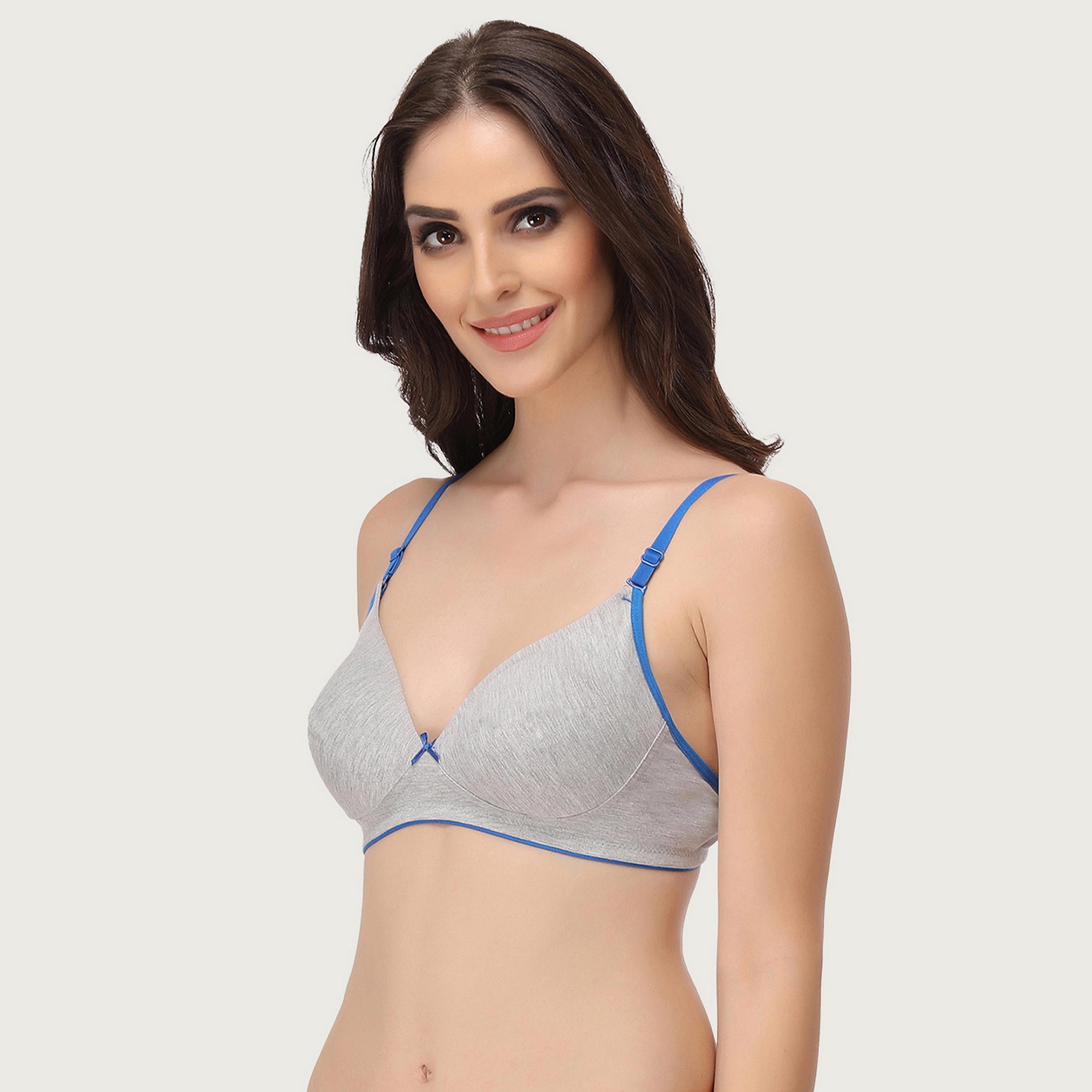 Clovia Non-Wired Double Layered Women's Bra with Detachable Straps-women-clothing-lingerie-bras-image-3