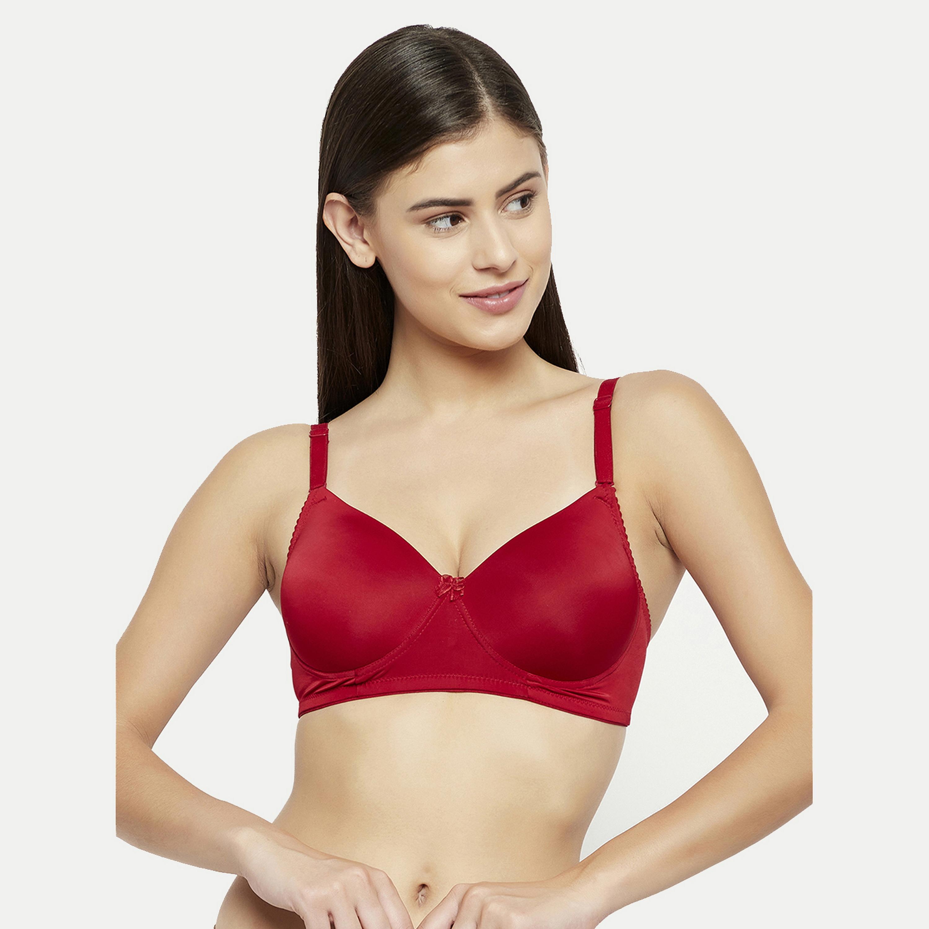 Clovia Padded Non-Wired Full Cup Women's Multiway T-shirt Bra in Pink-women-clothing-lingerie-bras-image-1