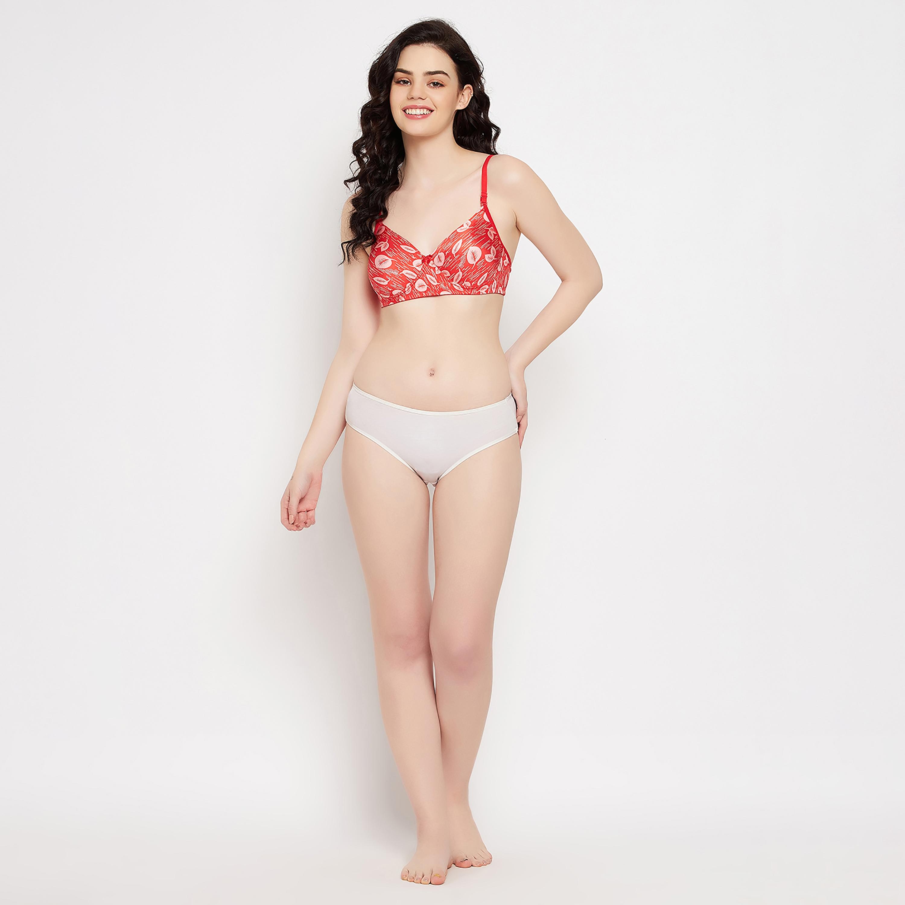 حمالة صدر ذات تي شيرت كوب كامل مع ملتي واي بمبطن غير سلكية ومطبوعة من كلوفيا-women-clothing-lingerie-bras-image-5