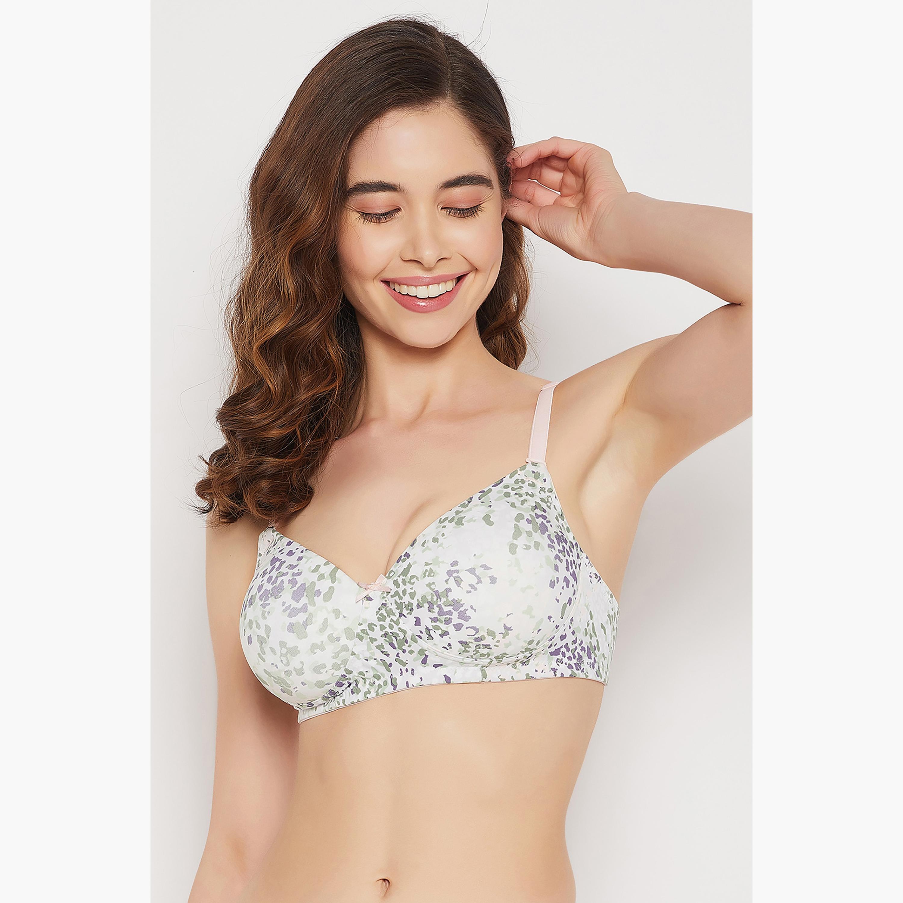 Clovia Printed Padded Non-Wired Full Cup Multiway T-Shirt Bra-women-clothing-lingerie-bras-image-1