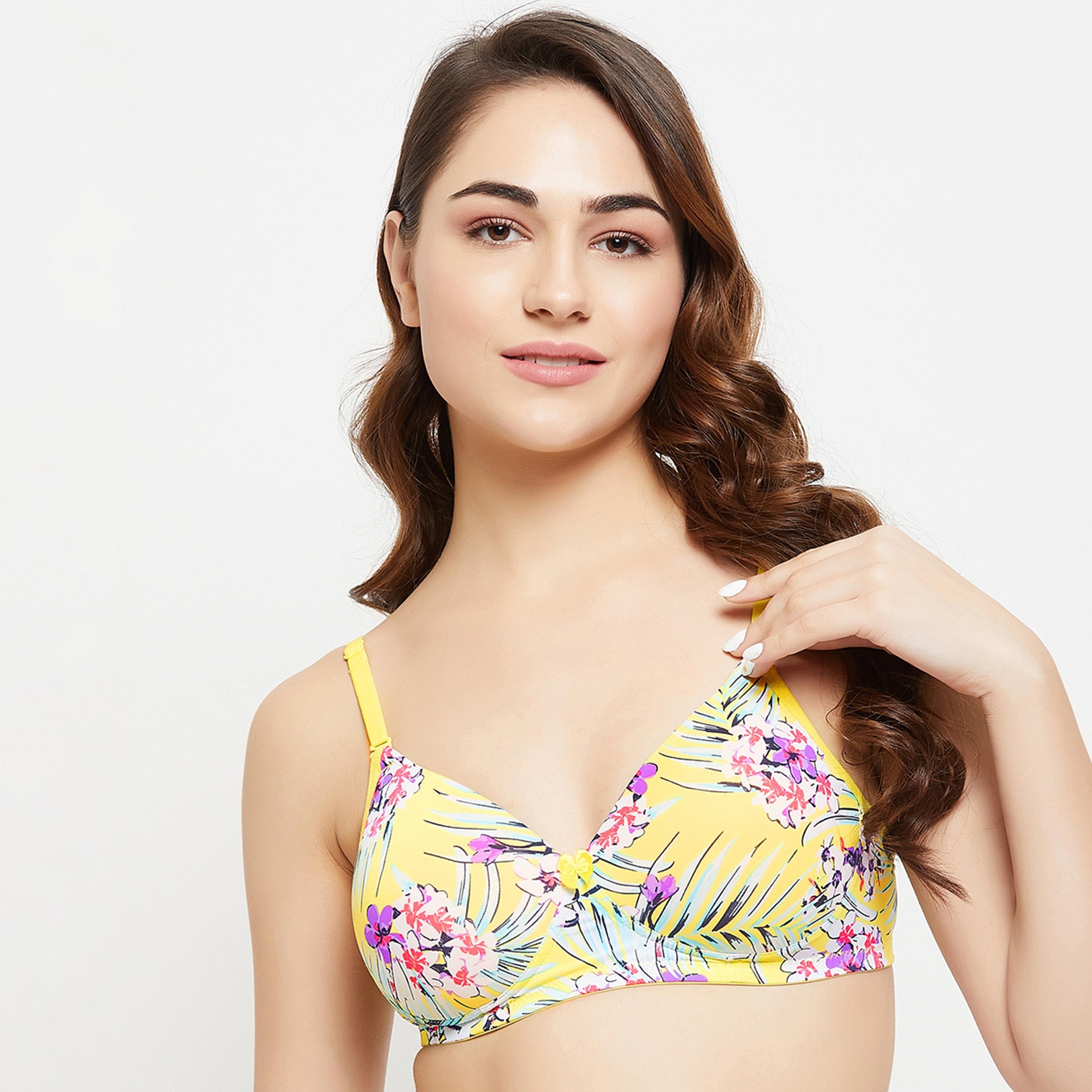 Clovia Printed Padded Non-Wired Full Cup Multiway T-Shirt Bra-women-clothing-lingerie-bras-image-2