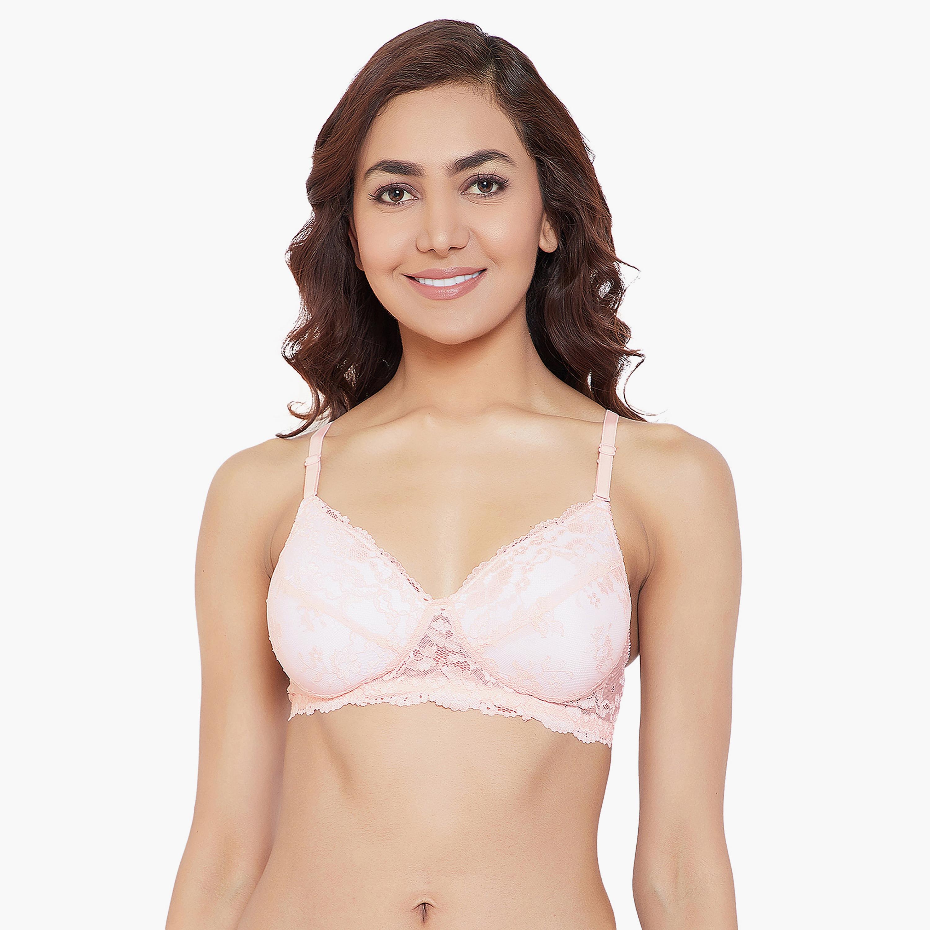 Clovia Lace Padded Non-Wired Full Coverage Multiway Bridal Bra-women-clothing-lingerie-bras-image-1