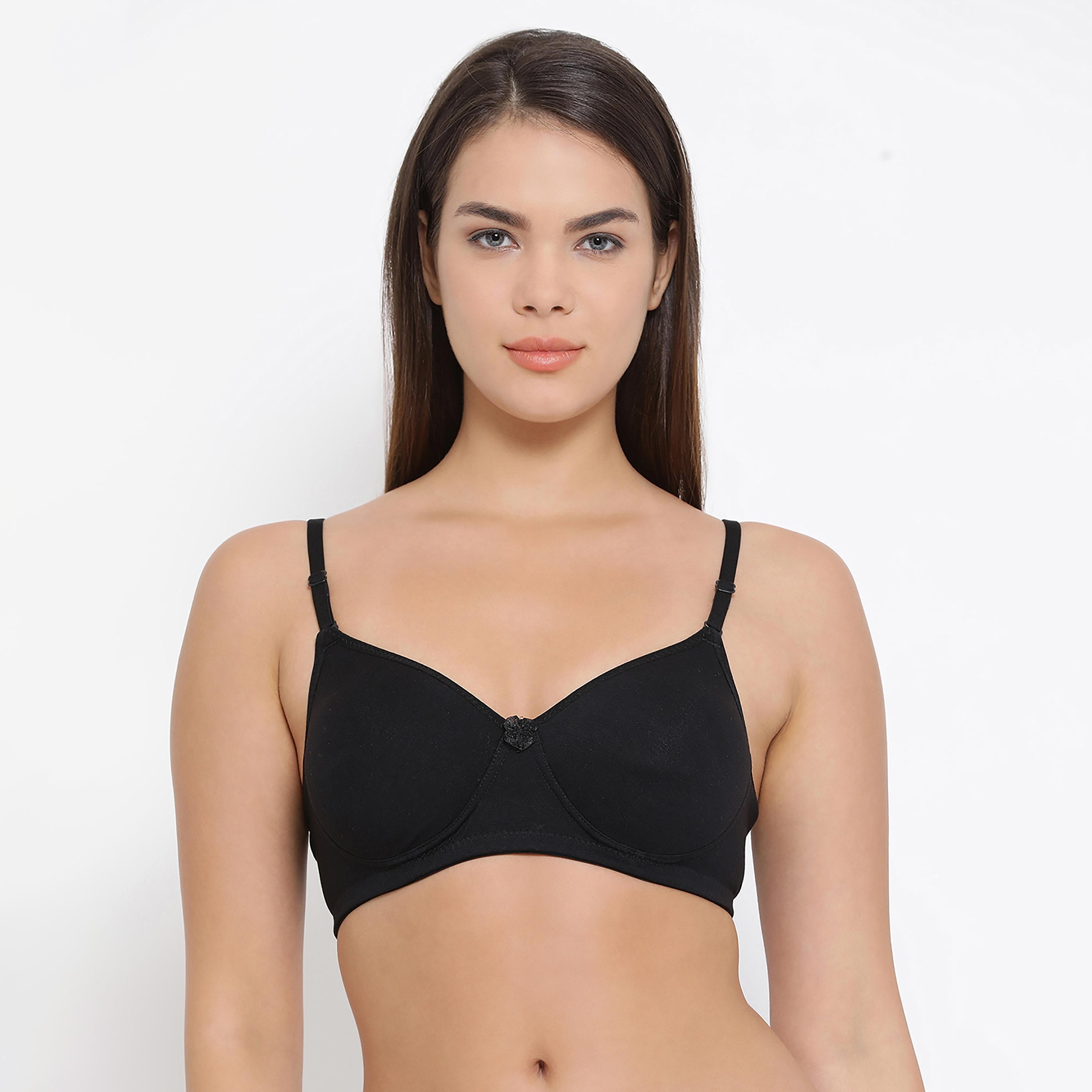 Clovia Solid Padded Non-Wired Full Coverage Multiway T-Shirt Bra-women-clothing-lingerie-bras-image-2