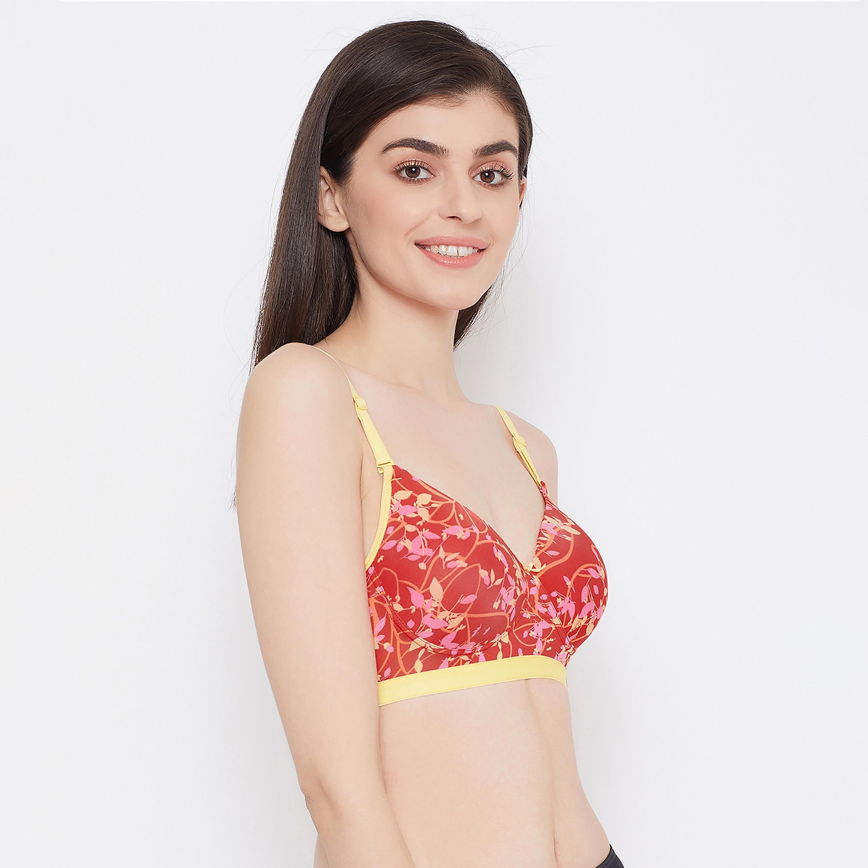 حمالة صدر ذات تي شيرت كوب كامل مع ملتي واي بمبطن غير سلكية ومطبوعة من كلوفيا-women-clothing-lingerie-bras-image-5