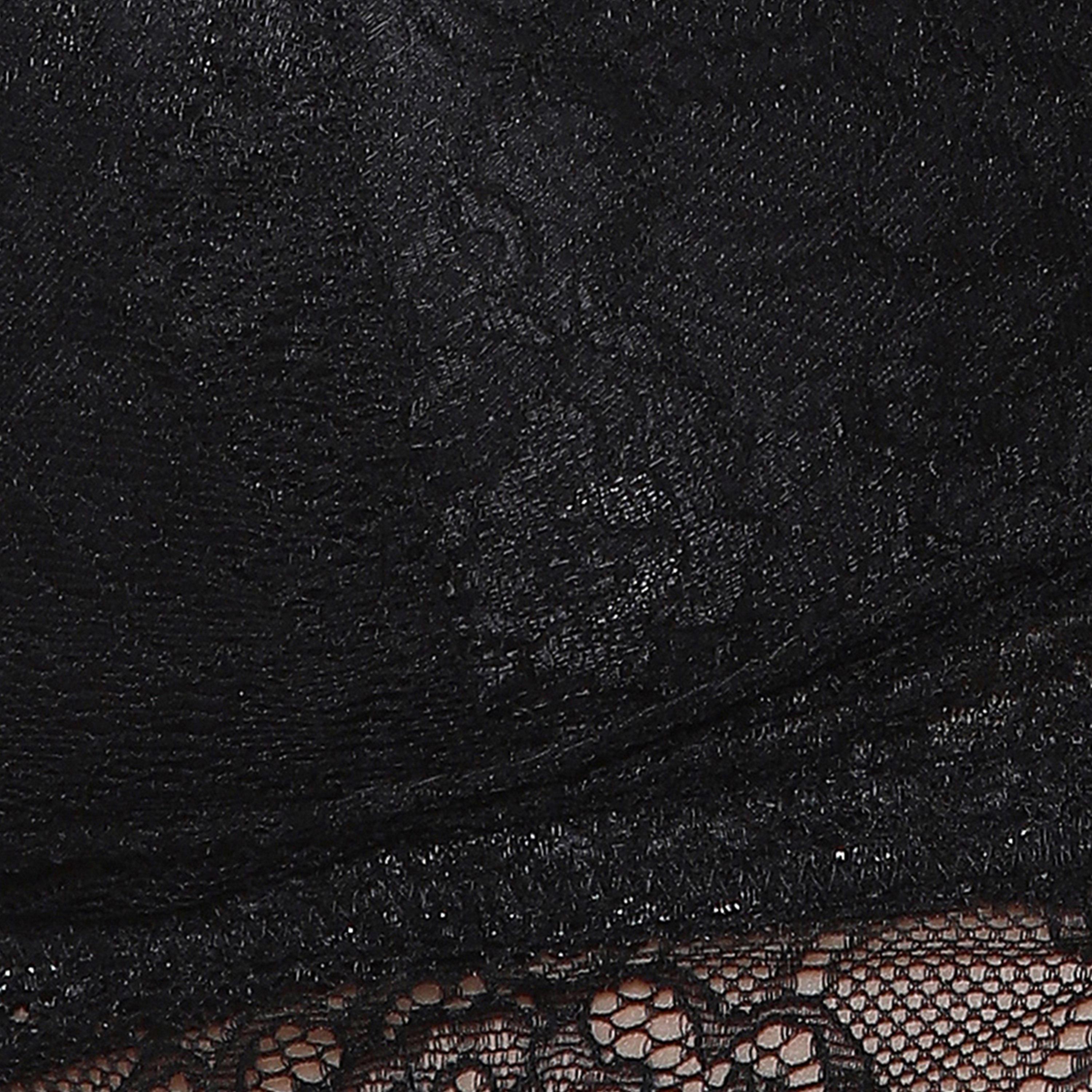 Clovia Padded Non-Wired Full Cup Multiway Longline Women's Bralette in Black - Lace-women-clothing-lingerie-bras-image-6