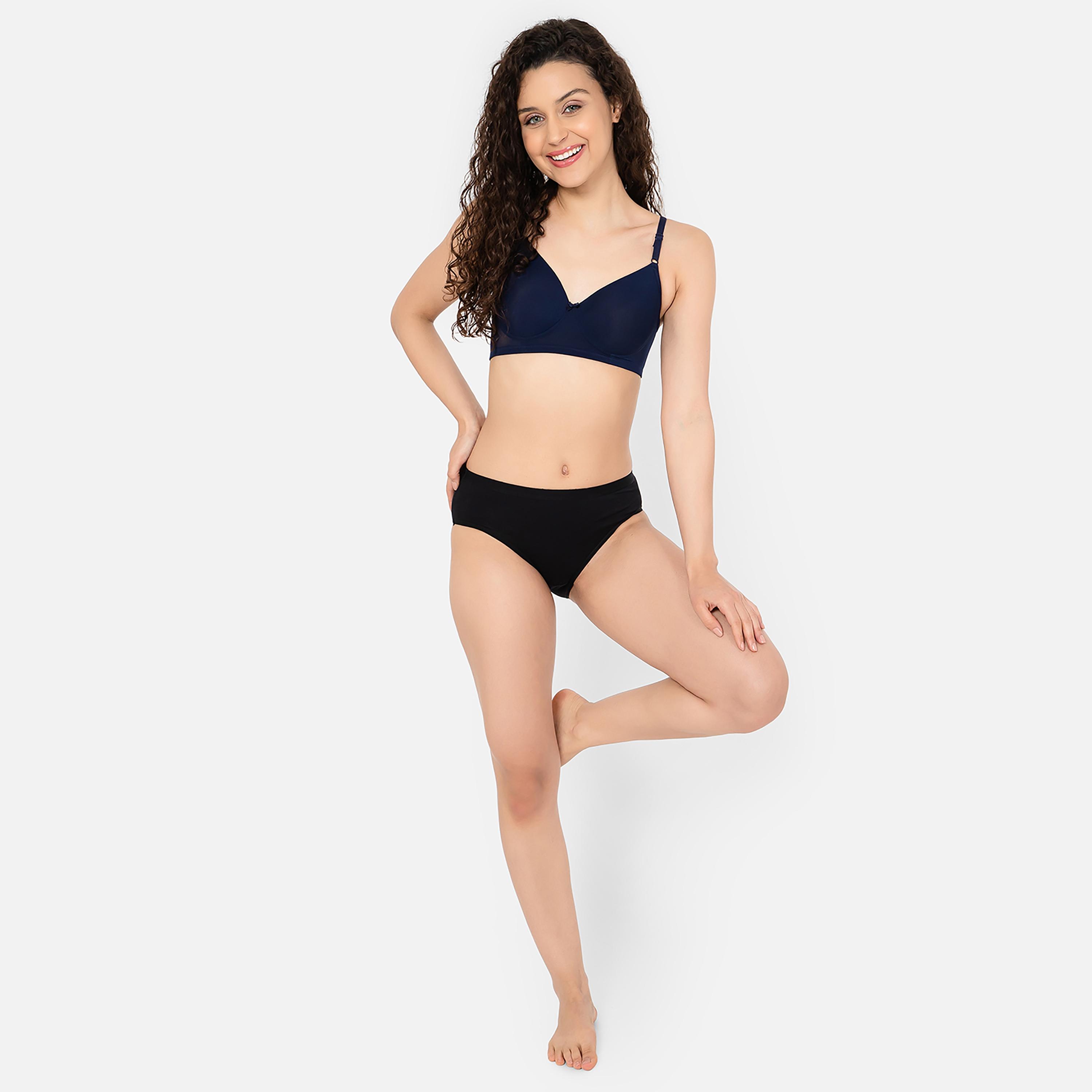 حمالة صدر ذات تي شيرت كوب كامل بمبطن غير سلكية ودانتيل من كلوفيا-women-clothing-lingerie-bras-image-5