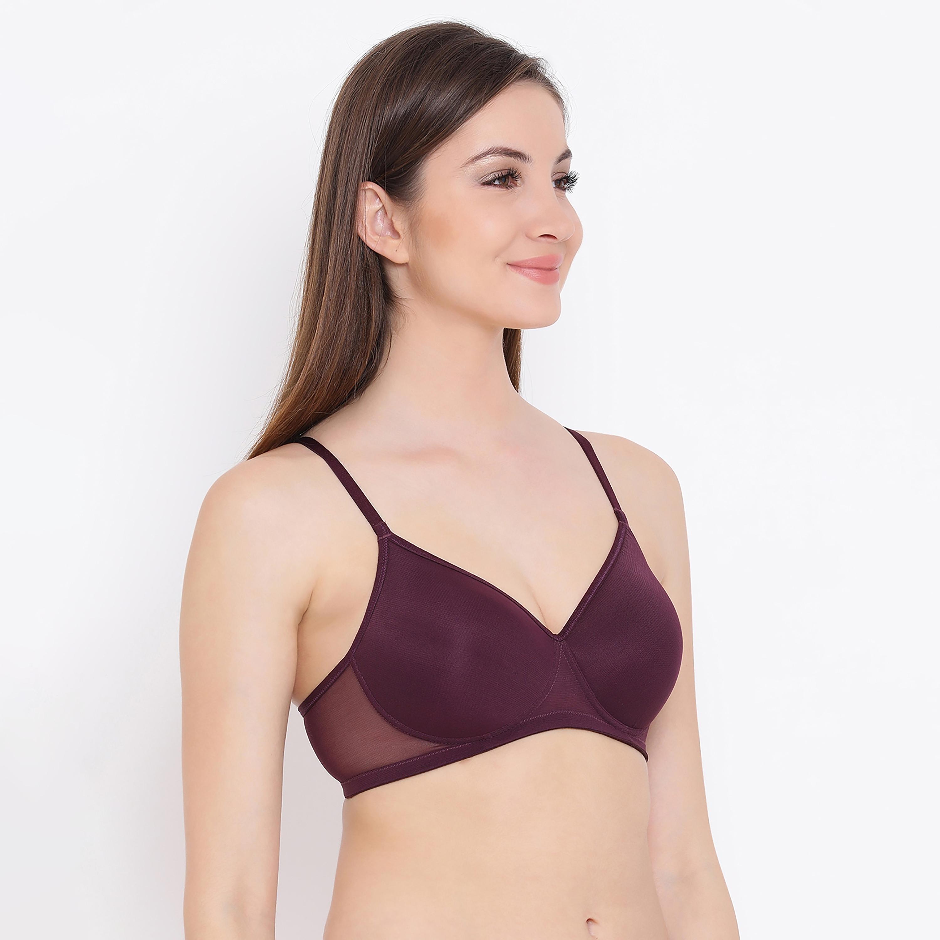 Clovia Solid Padded Non-Wired T-Shirt Bra-women-clothing-lingerie-bras-image-5