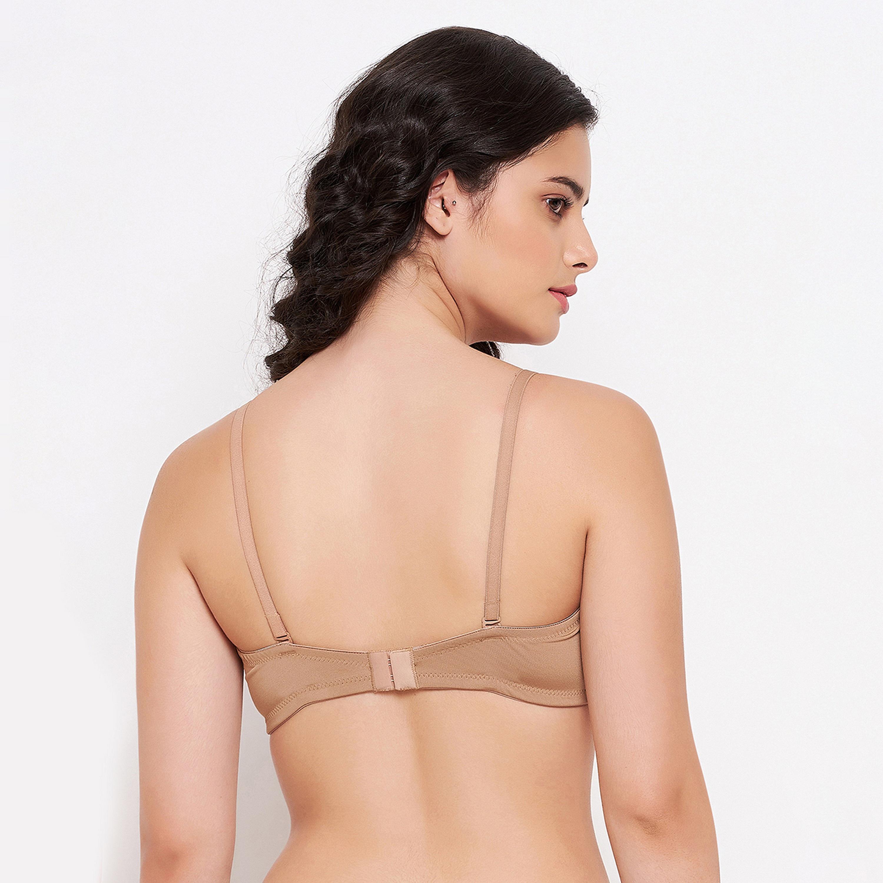 Clovia Padded Underwired Strapless Women's T-shirt Bra with Balconette Style-women-clothing-lingerie-bras-image-4