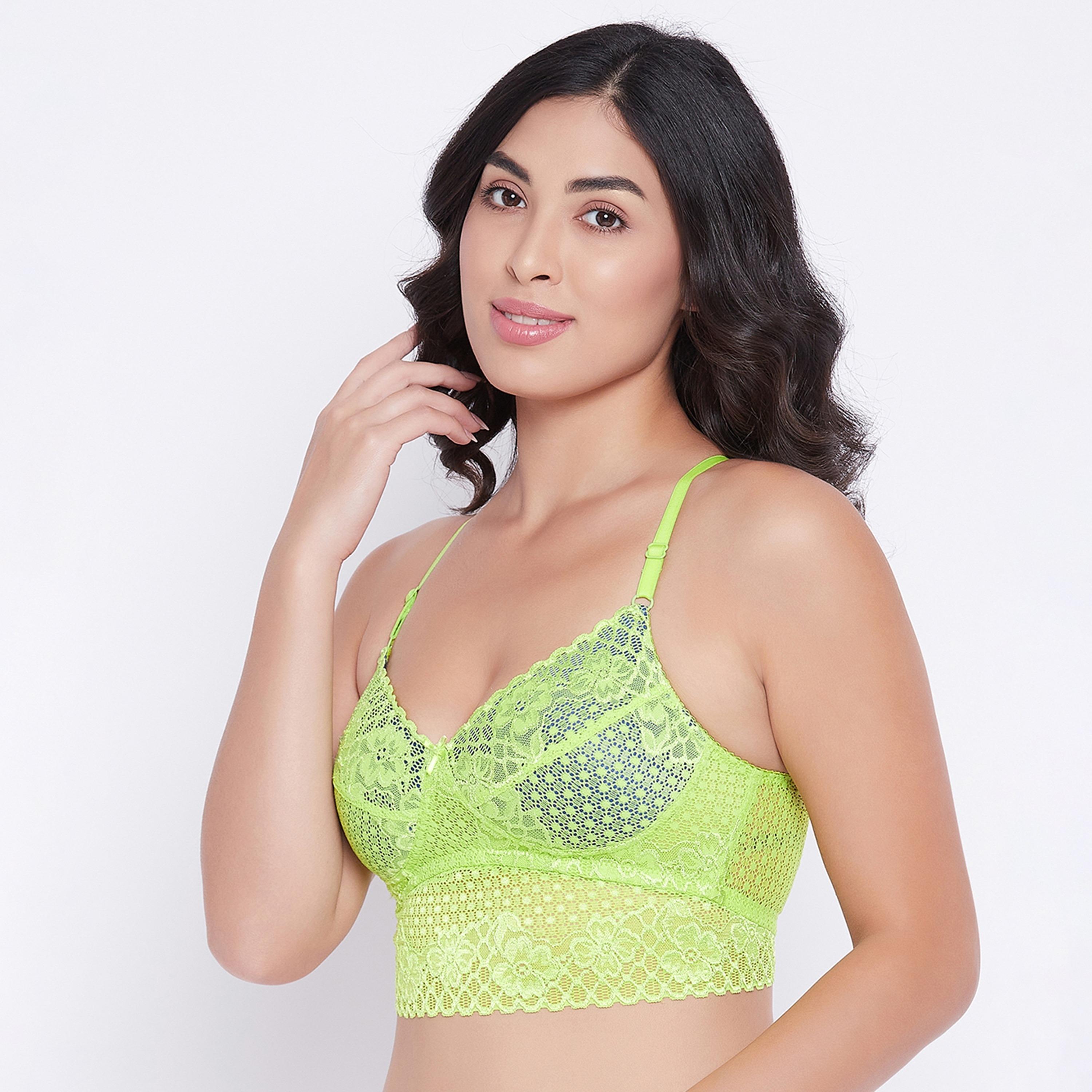 Clovia Lace Padded Non-Wired Full Cup Longline Racerback Bralette-women-clothing-lingerie-bras-image-5