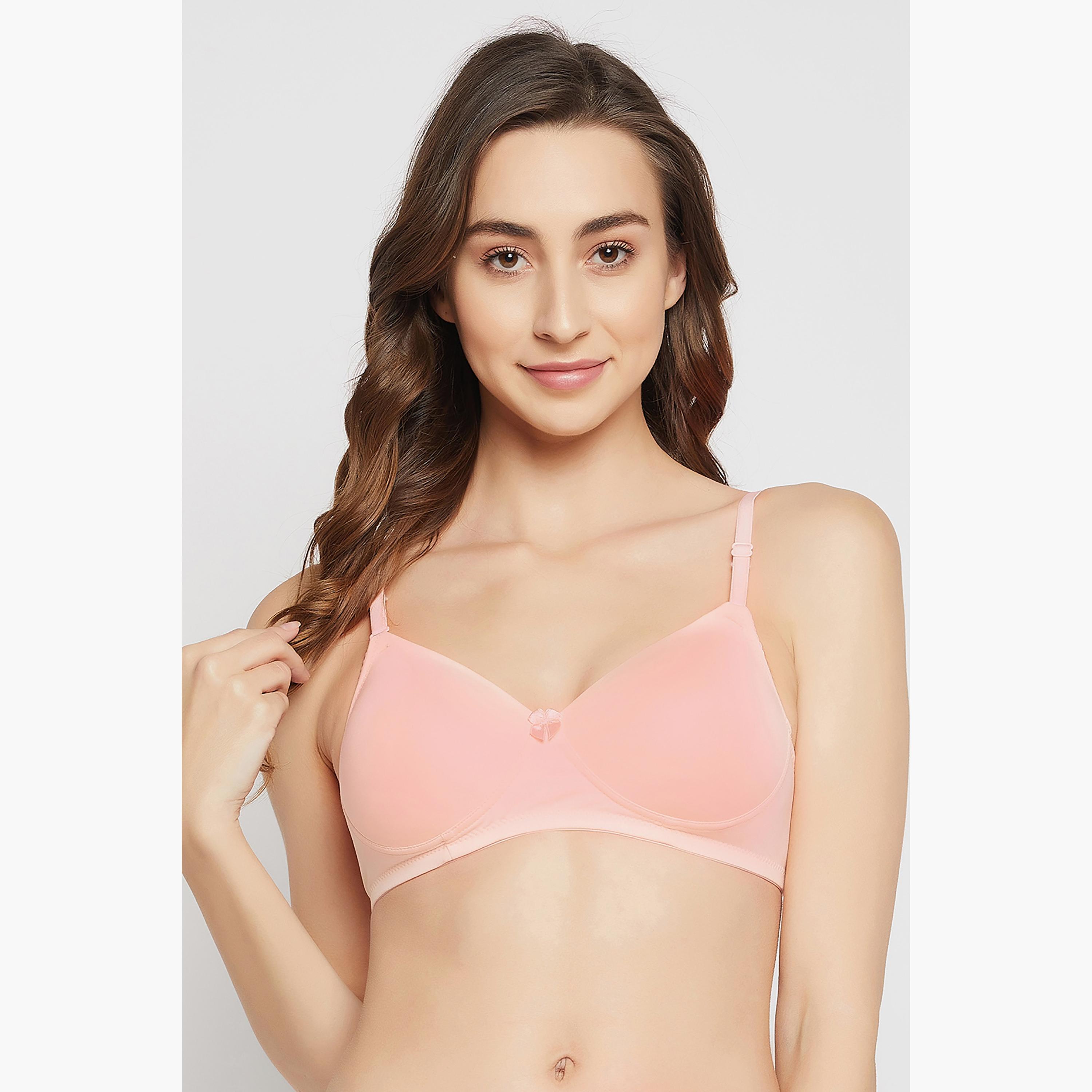 حمالة صدر ذات تي شيرت كوب كامل مع ملتي واي مع مبطنة وغير سلكية سادة من كلوفيا-women-clothing-lingerie-bras-image-1