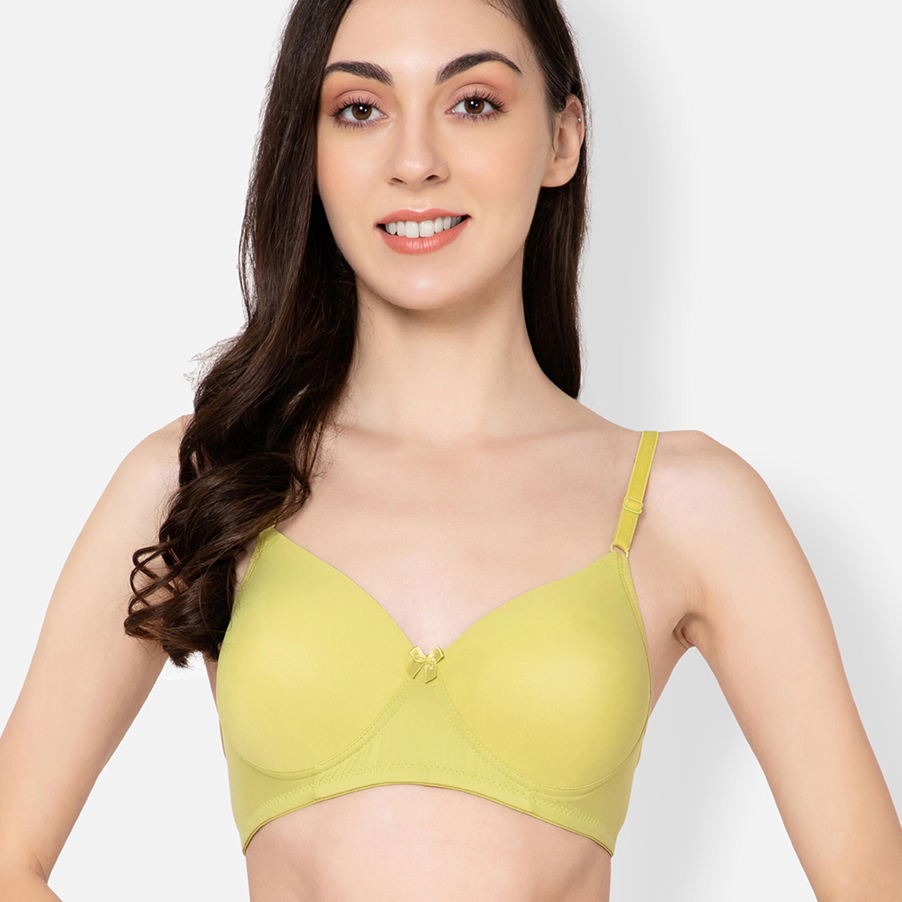 Clovia Solid Padded Non-Wired Full Cup T-Shirt Bra-women-clothing-lingerie-bras-image-2