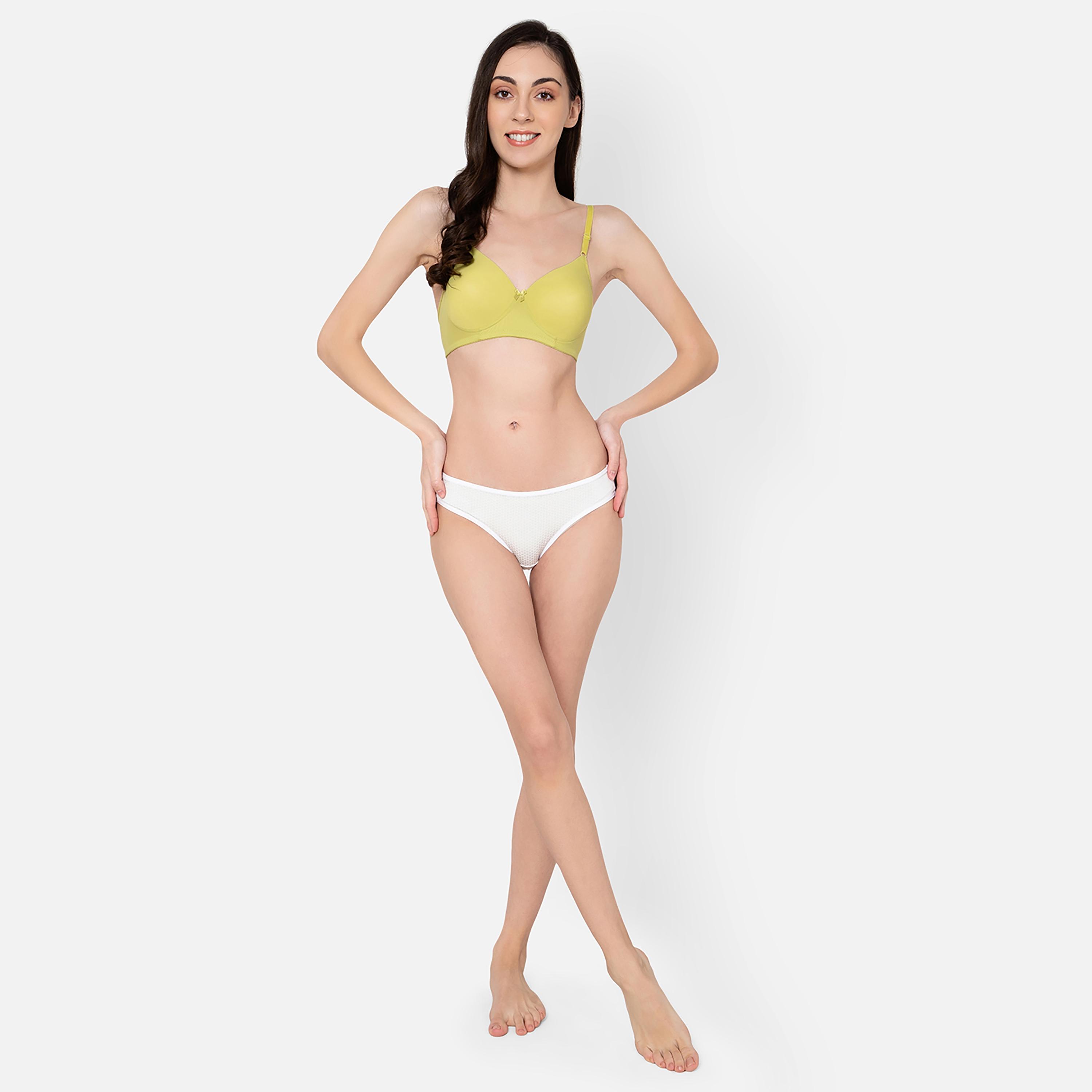 حمالة صدر ذات تي شيرت كوب كامل مبطن غير سلكية سادة من كلوفيا-women-clothing-lingerie-bras-image-5