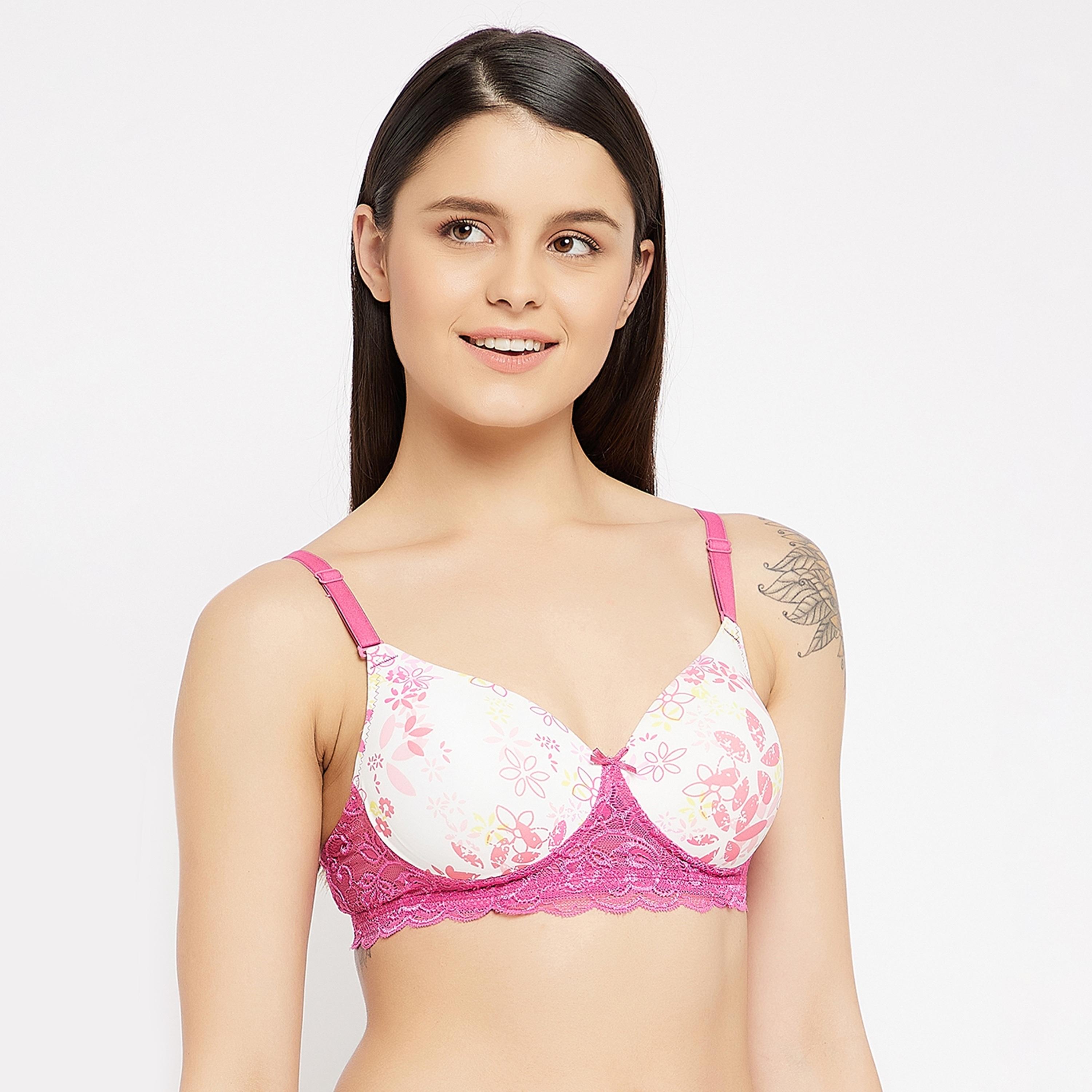 Clovia Floral Padded Non-Wired Full Cup Multiway T-Shirt Bra-women-clothing-lingerie-bras-image-2