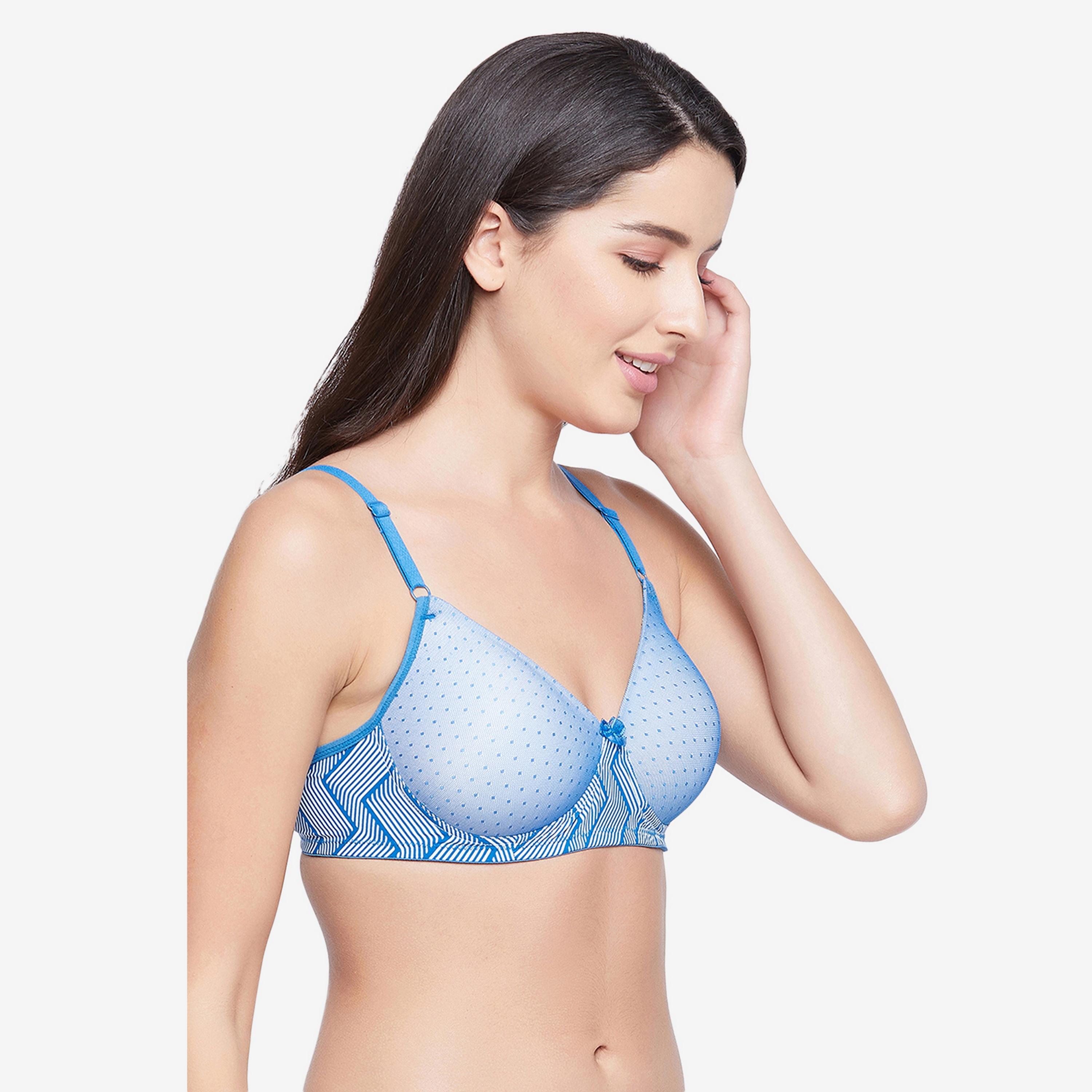 حمالة صدر نسائية مبطنة وغير سلكية مطبوعة بكوب كامل من كلوفيا باللون الأزرق-women-clothing-lingerie-bras-image-3