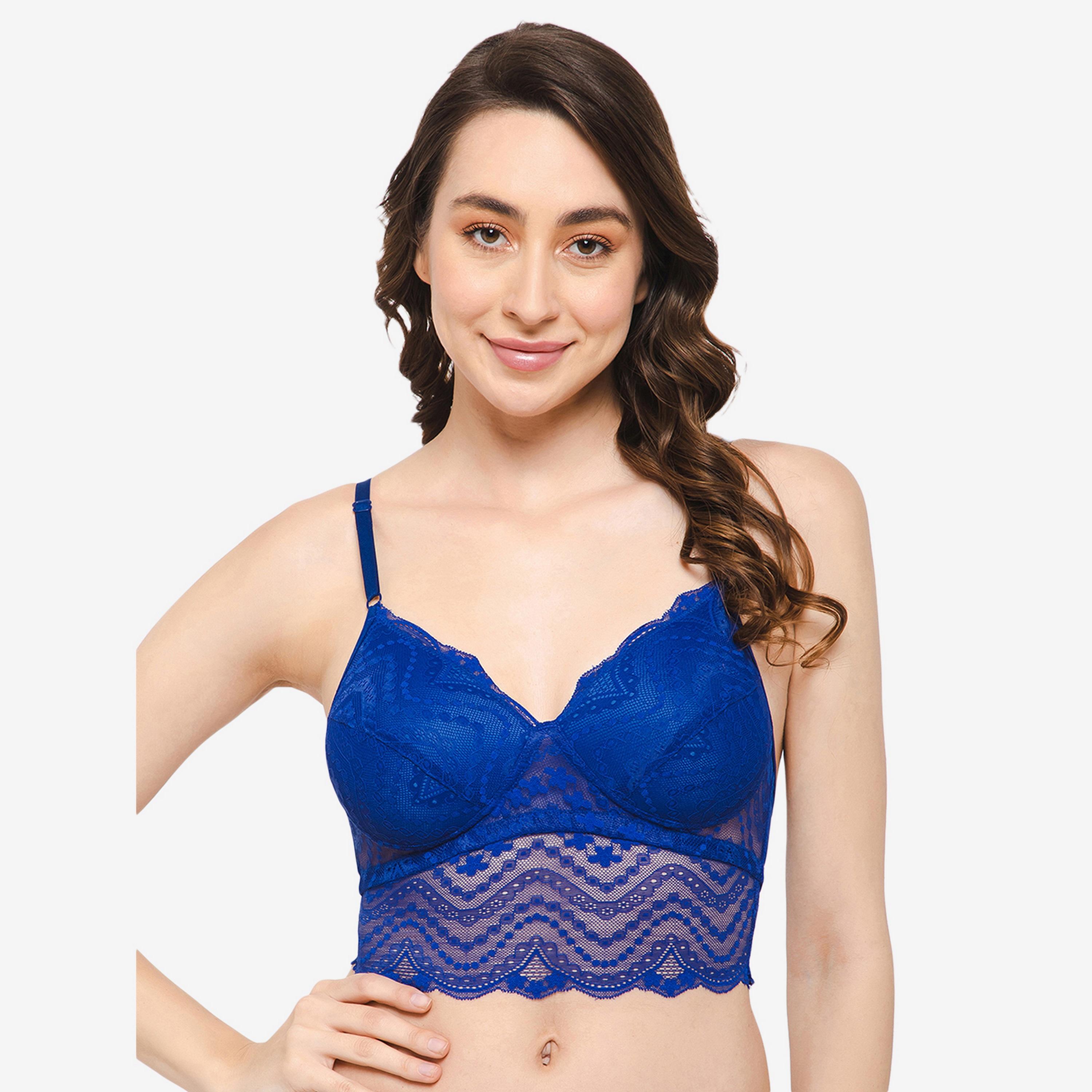 royal blue bralette top