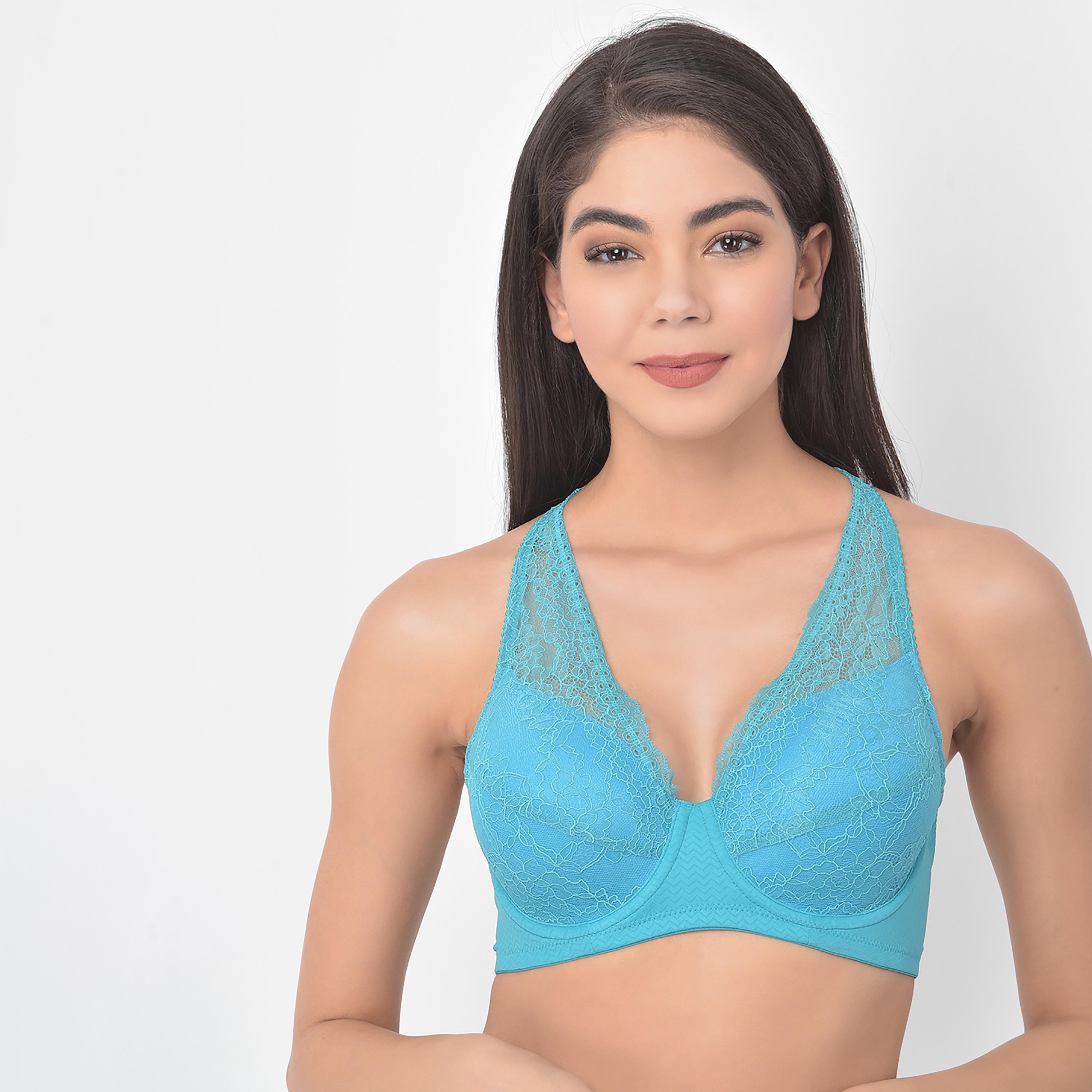 براليت العروس ذو ديمي كوب برقبة ھالتر مع مبطن بالدانتيل بأسلاك داخلية من كلوفيا-women-clothing-lingerie-bras-image-2