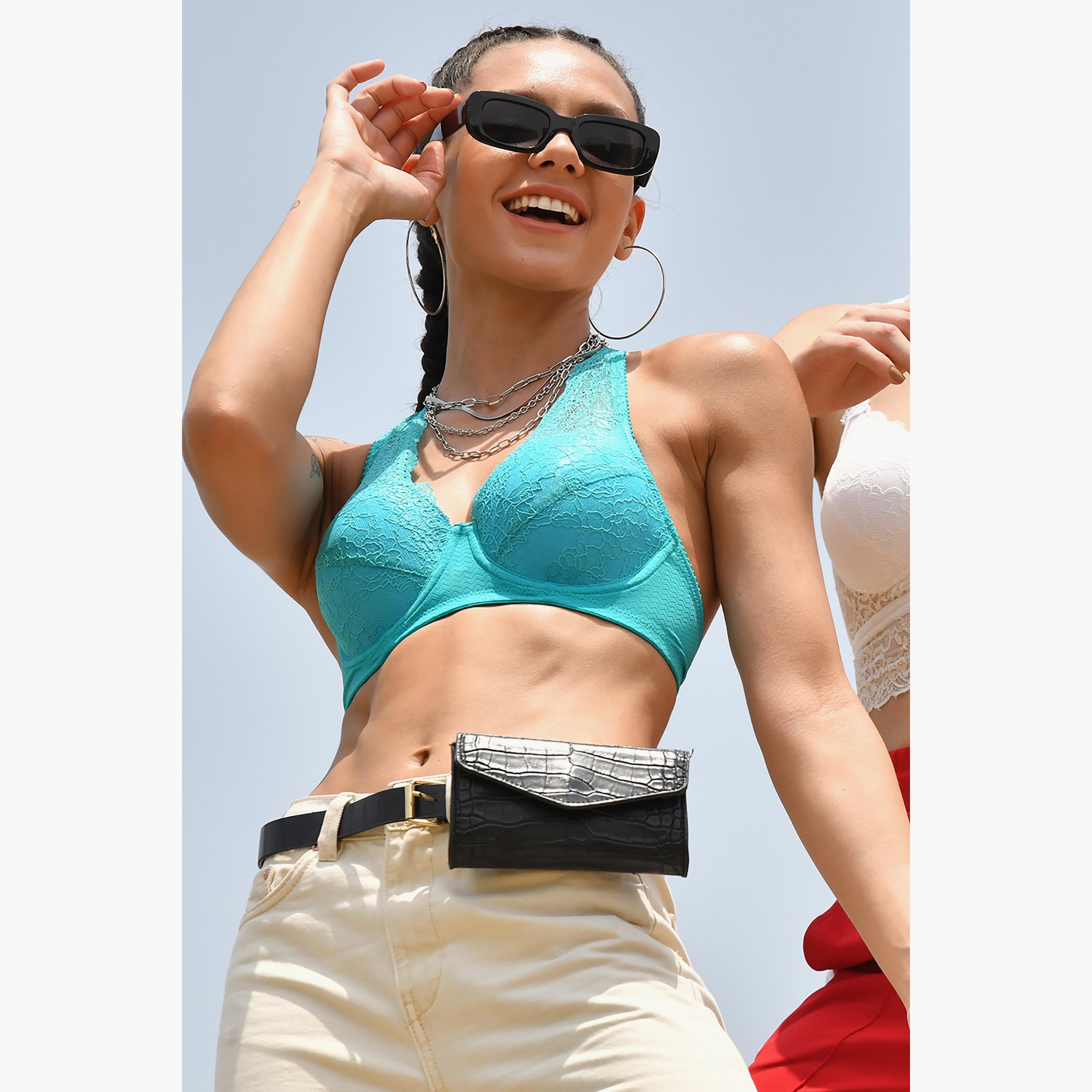 براليت العروس ذو ديمي كوب برقبة ھالتر مع مبطن بالدانتيل بأسلاك داخلية من كلوفيا-women-clothing-lingerie-bras-image-1
