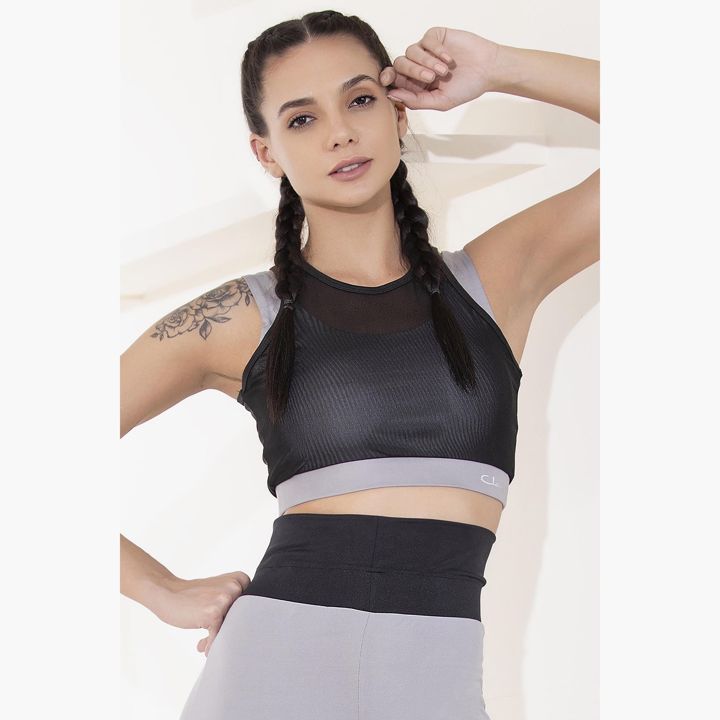 Clovia Solid Medium Impact Padded Sports Bra-women-clothing-sportswearandactivewear-sportsbras-image-1