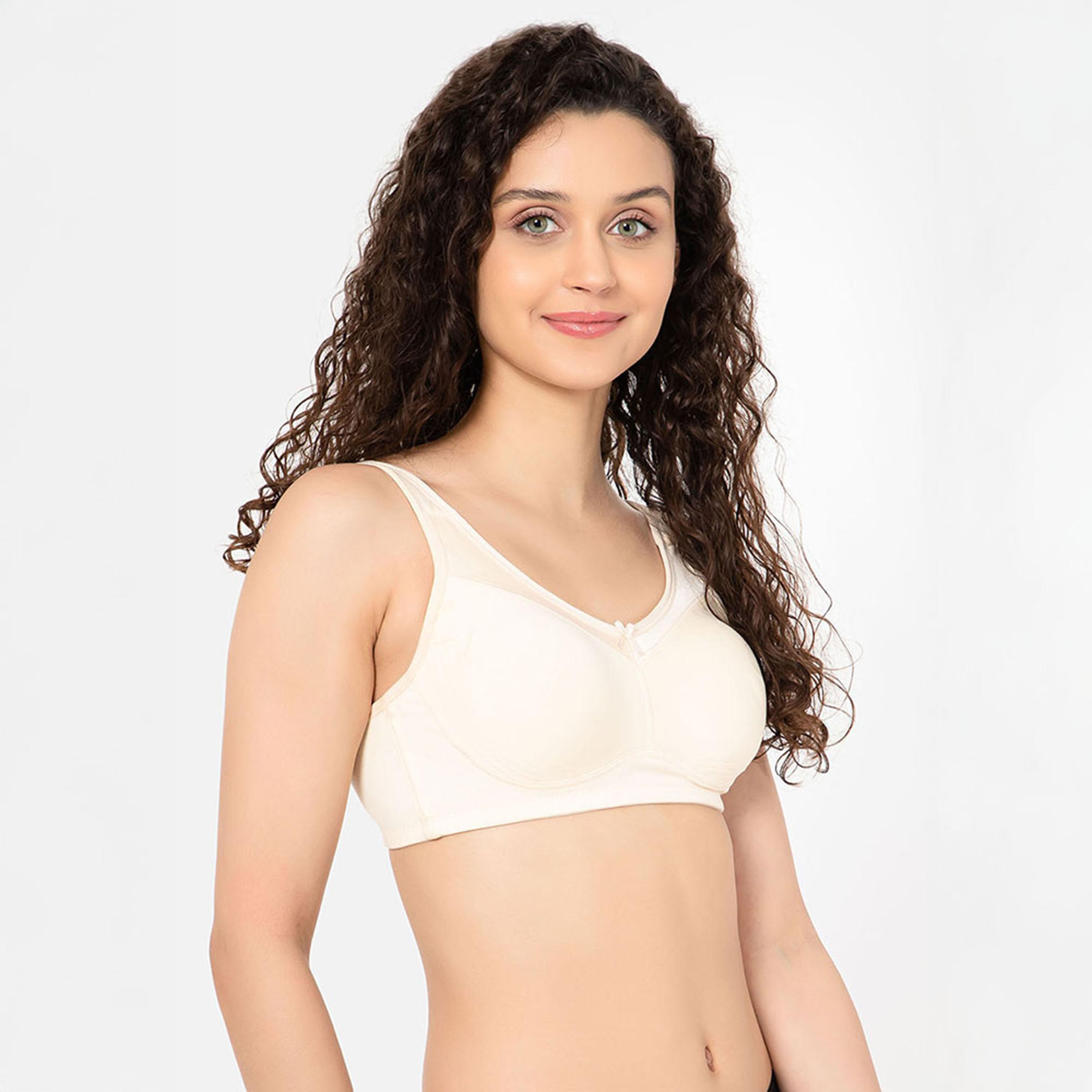 حمالة صدر نسائية غير مبطنة، بدون سلك، بتغطية كاملة - قطن نود من كلوفيا-women-clothing-lingerie-bras-image-3