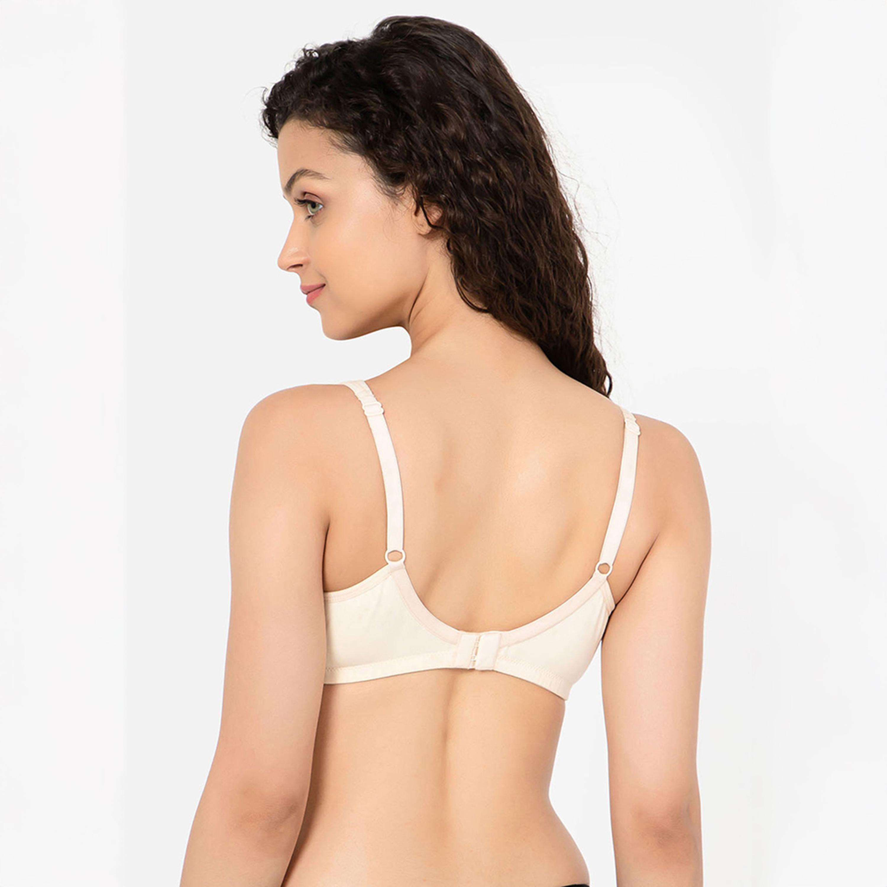 حمالة صدر نسائية غير مبطنة، بدون سلك، بتغطية كاملة - قطن نود من كلوفيا-women-clothing-lingerie-bras-image-4