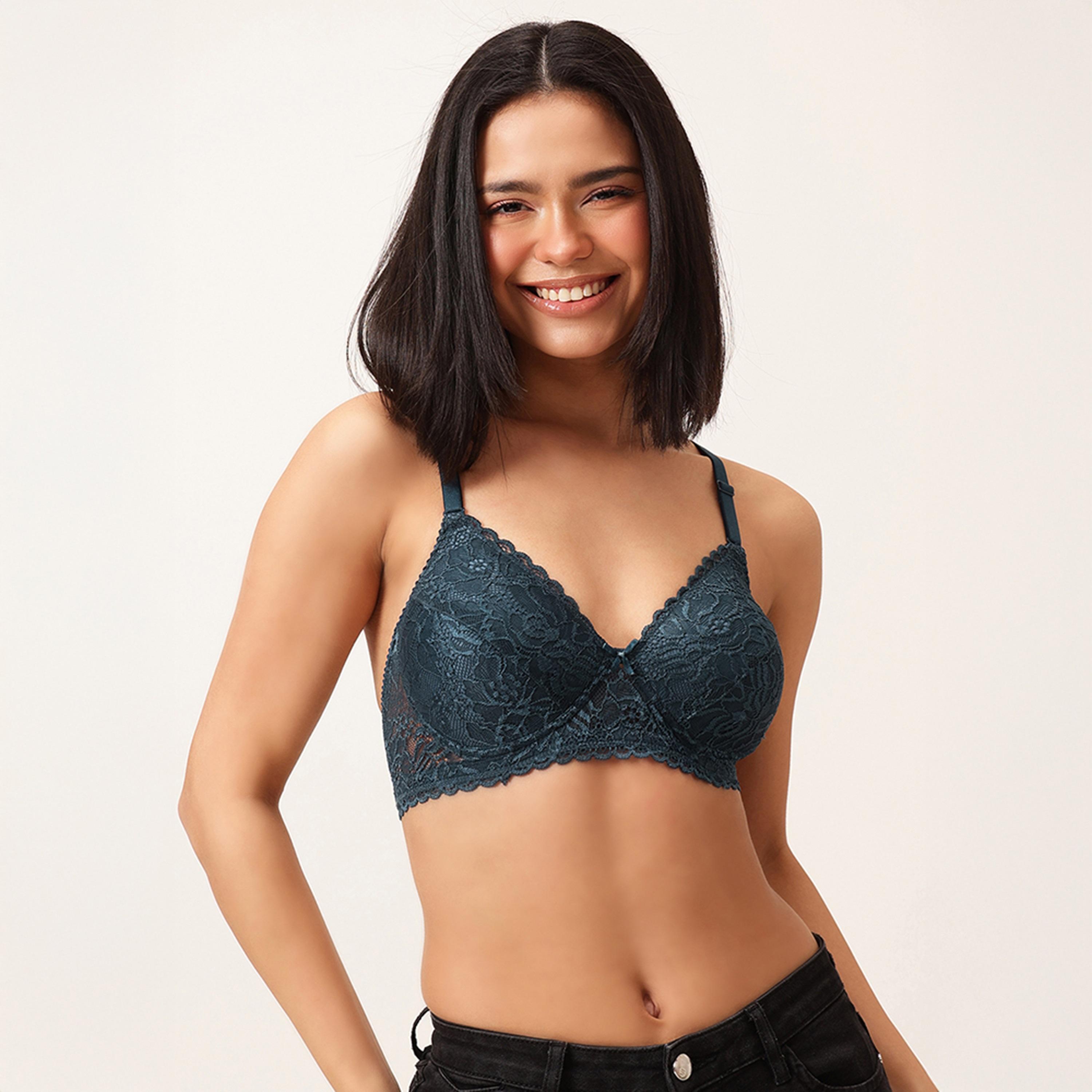 حمالة صدر مبطنة، بدون سلك، بتغطية كاملة، متعددة الارتداء - أزرق مائي من كلوفيا-women-clothing-lingerie-bras-image-5