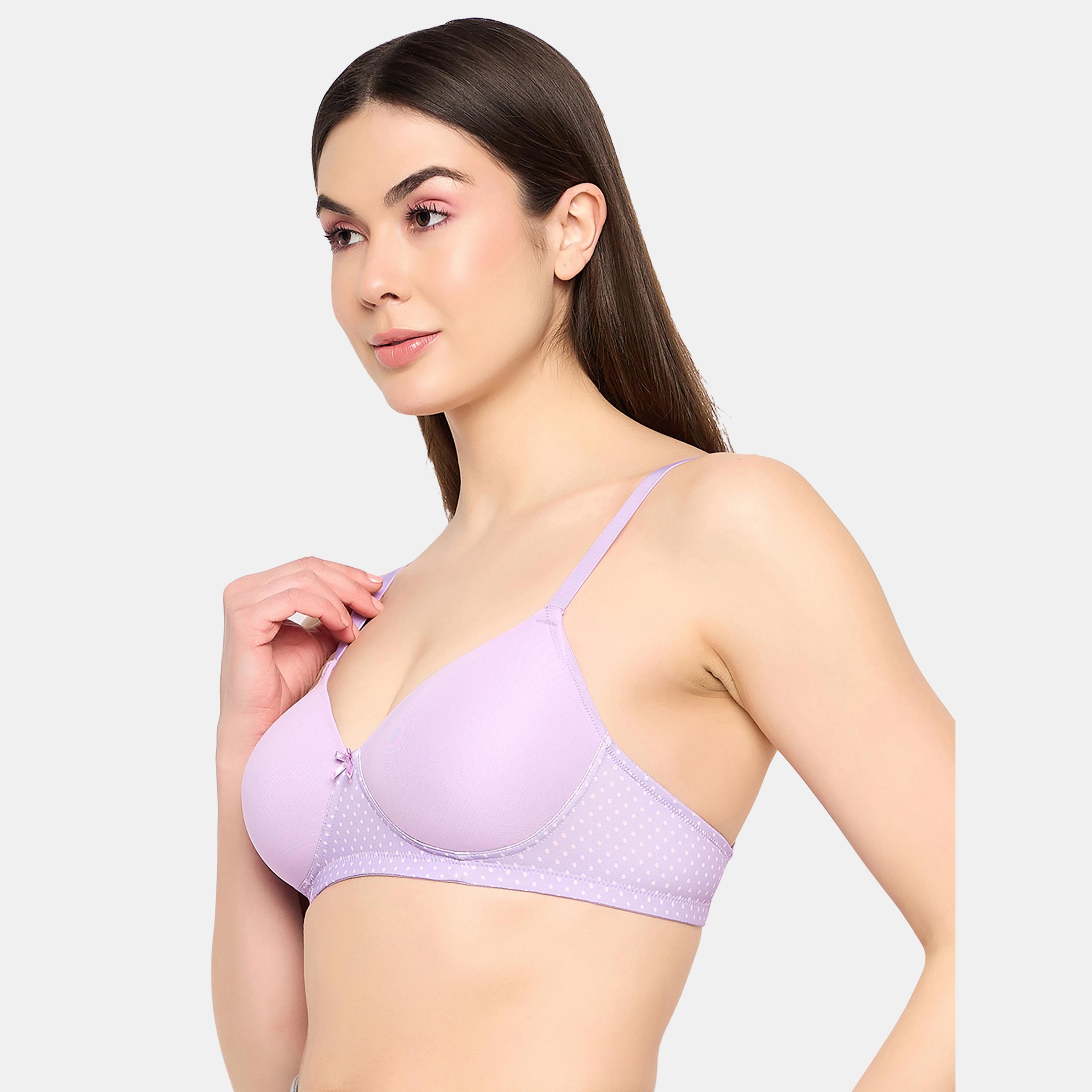 حمالة صدر نسائية مبطنة بدون سلك بكوب كامل باللون البنفسجي من كلوفيا-women-clothing-lingerie-bras-image-2