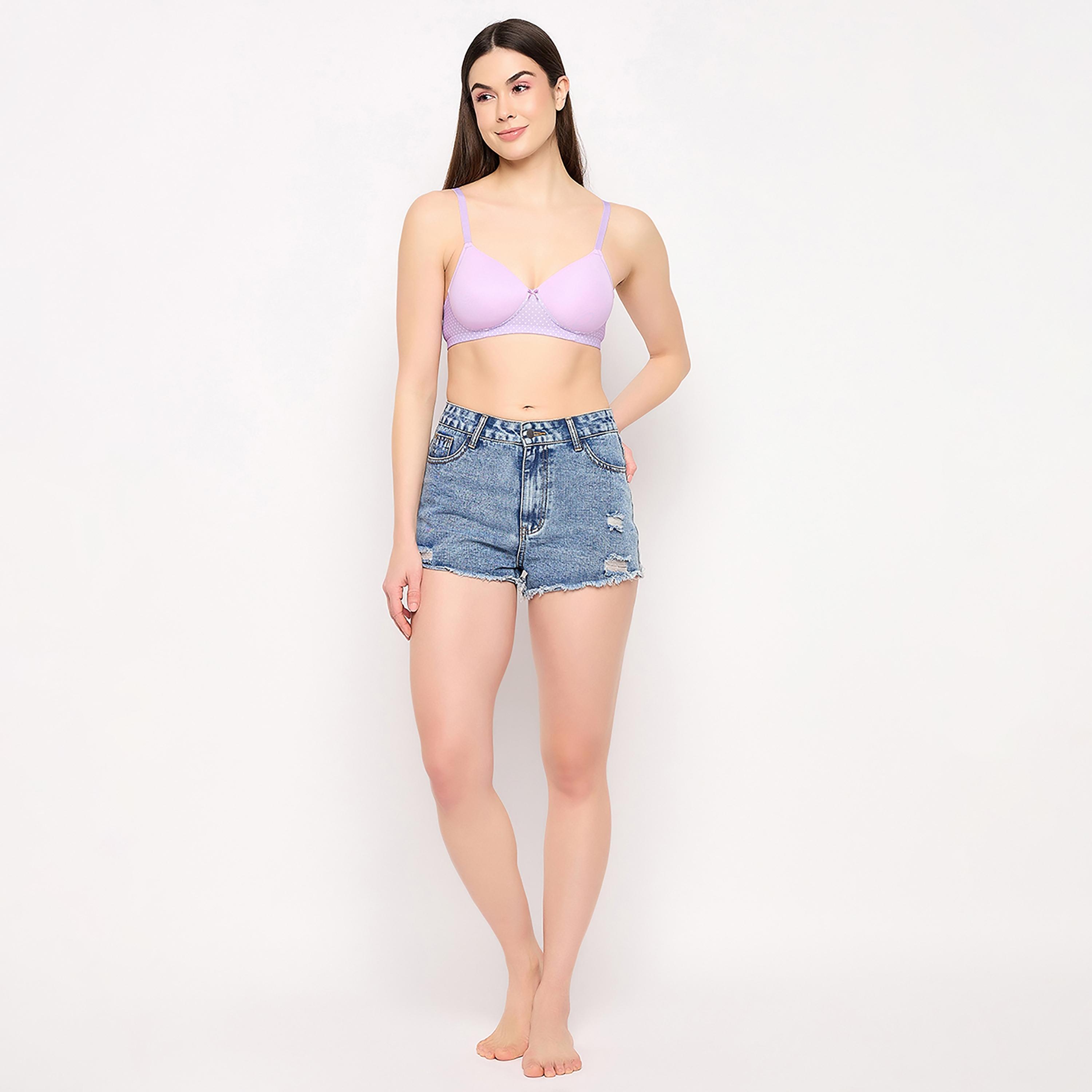 حمالة صدر نسائية مبطنة بدون سلك بكوب كامل باللون البنفسجي من كلوفيا-women-clothing-lingerie-bras-image-7