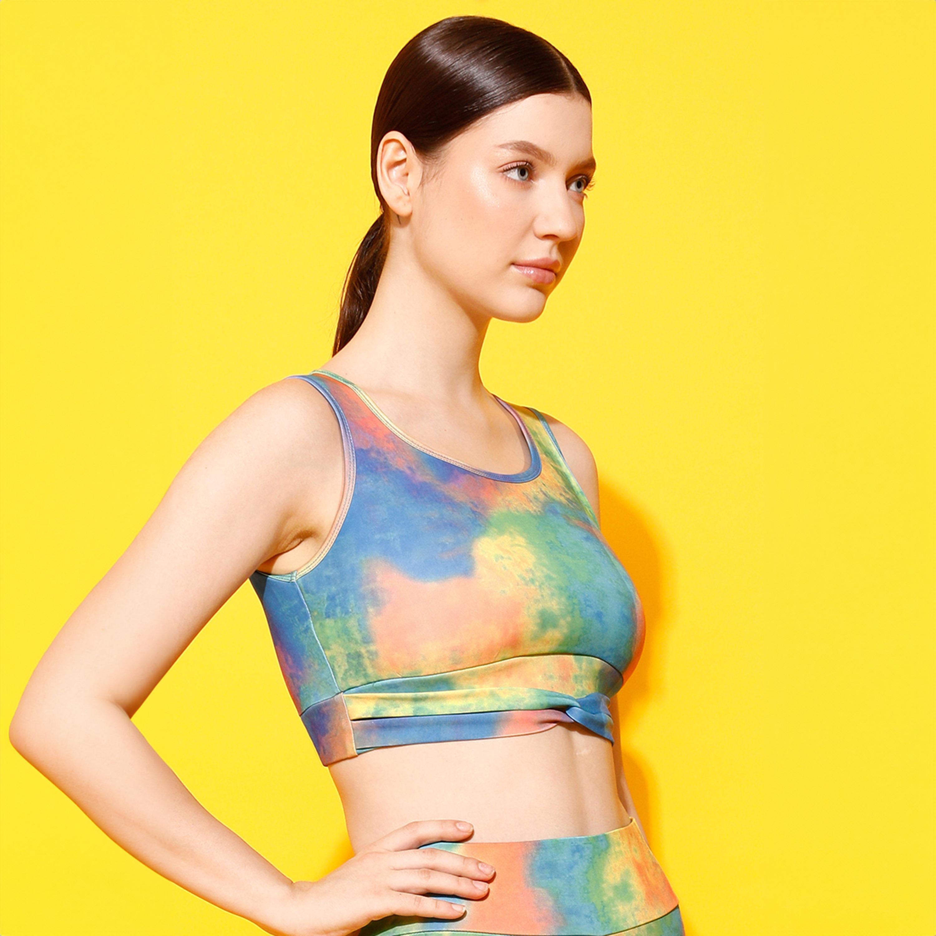 Clovia Medium Impact Padded Women's Sports Bra in Multicolour-women-clothing-sportswearandactivewear-sportsbras-image-3