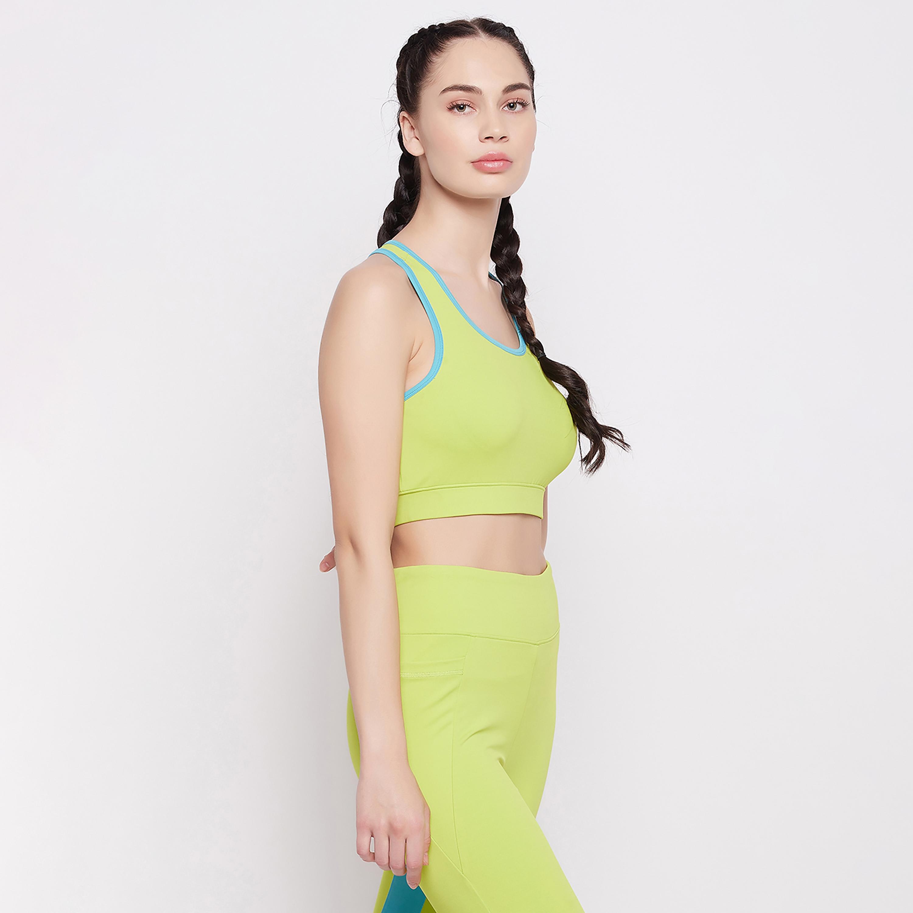 حمالة صدر رياضية نسائية ريسرباك مبطنة متوسطة التأثير من كلوفيا-women-clothing-sportswearandactivewear-sportsbras-image-4