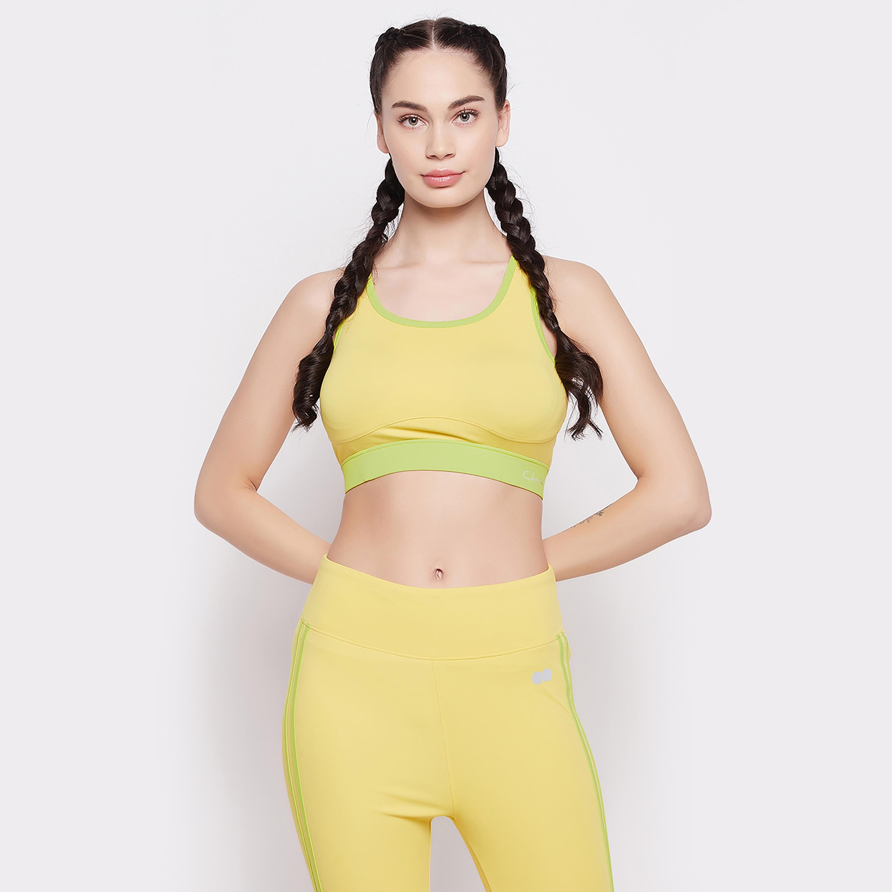 حمالة صدر رياضية نسائية ريسرباك مبطنة متوسطة التأثير من كلوفيا-women-clothing-sportswearandactivewear-sportsbras-image-1