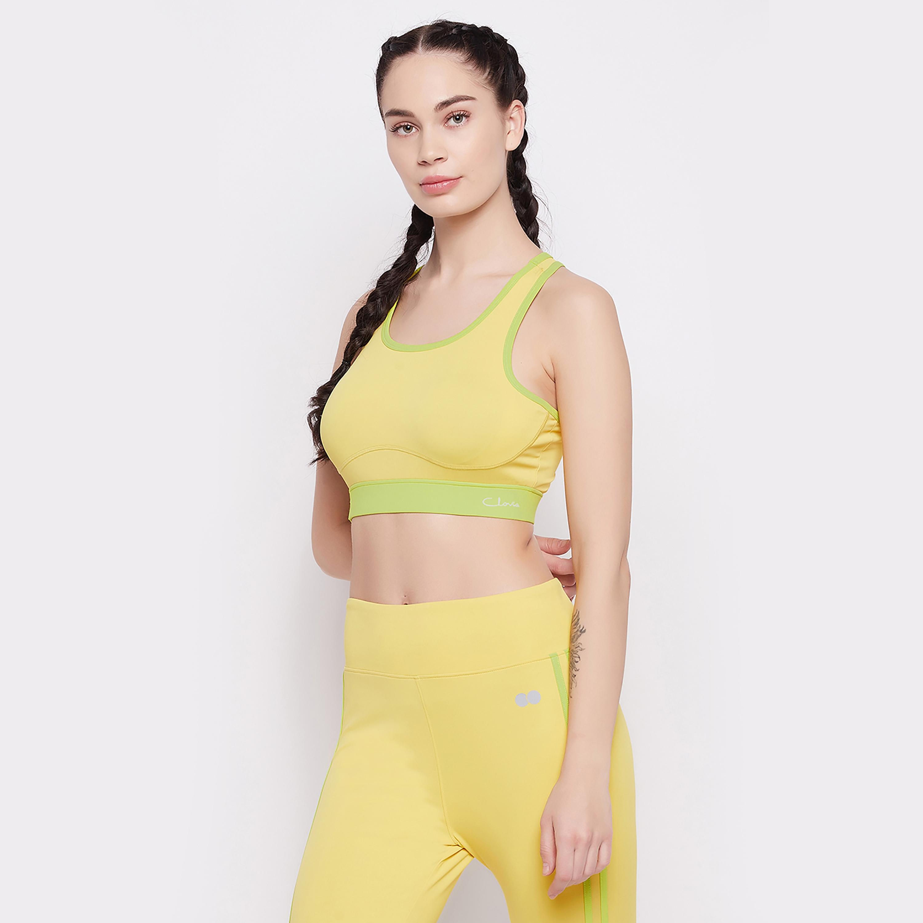 حمالة صدر رياضية نسائية ريسرباك مبطنة متوسطة التأثير من كلوفيا-women-clothing-sportswearandactivewear-sportsbras-image-3