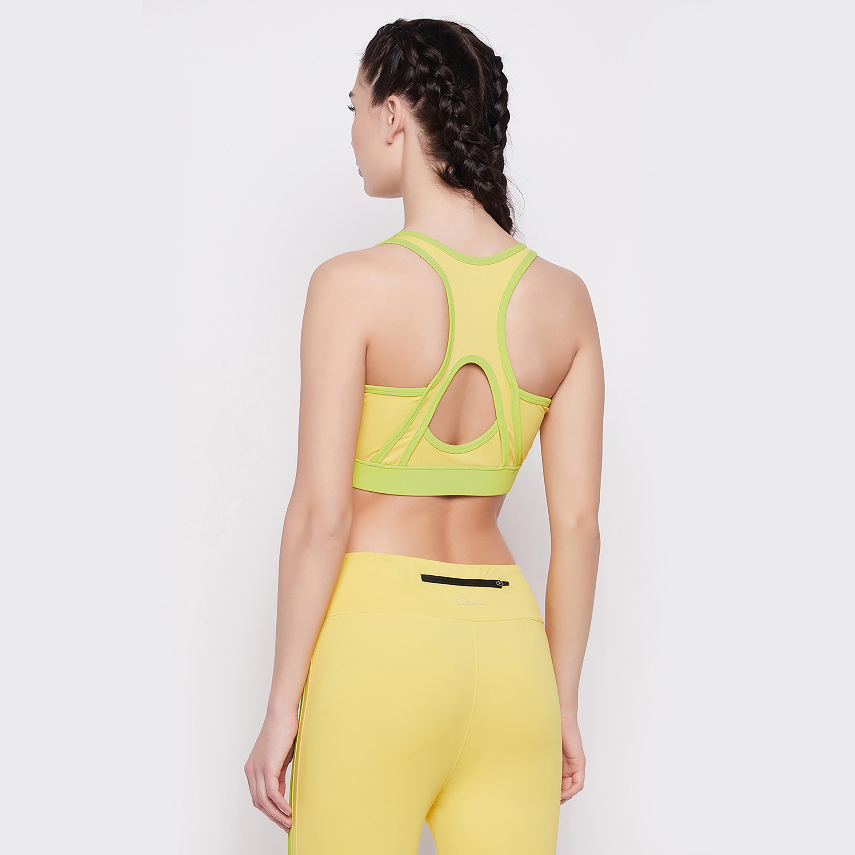 حمالة صدر رياضية نسائية ريسرباك مبطنة متوسطة التأثير من كلوفيا-women-clothing-sportswearandactivewear-sportsbras-image-5