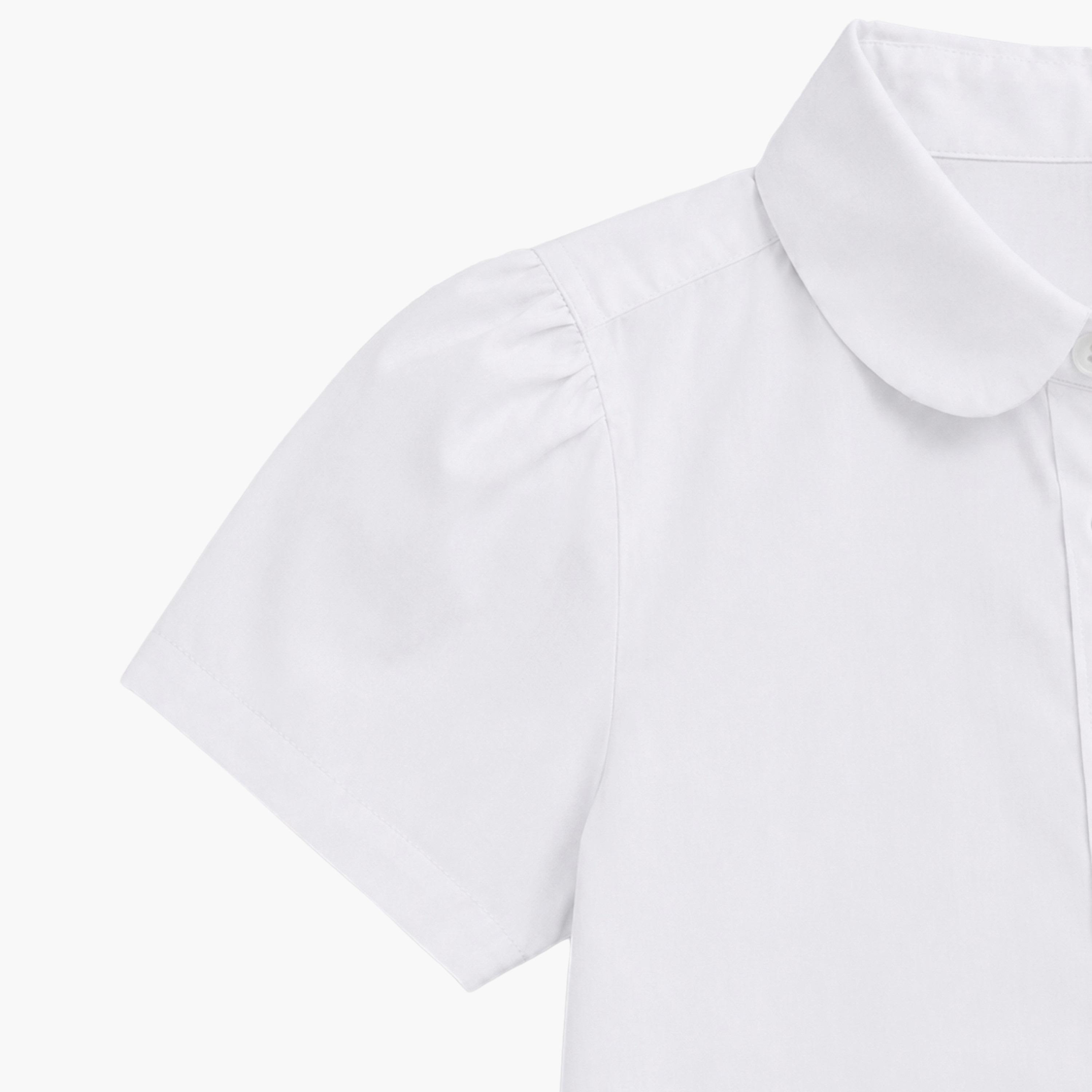 Victor and Jane Short Sleeves Solid Collared Shirt-girls-clothing-blousesandshirts-image-5