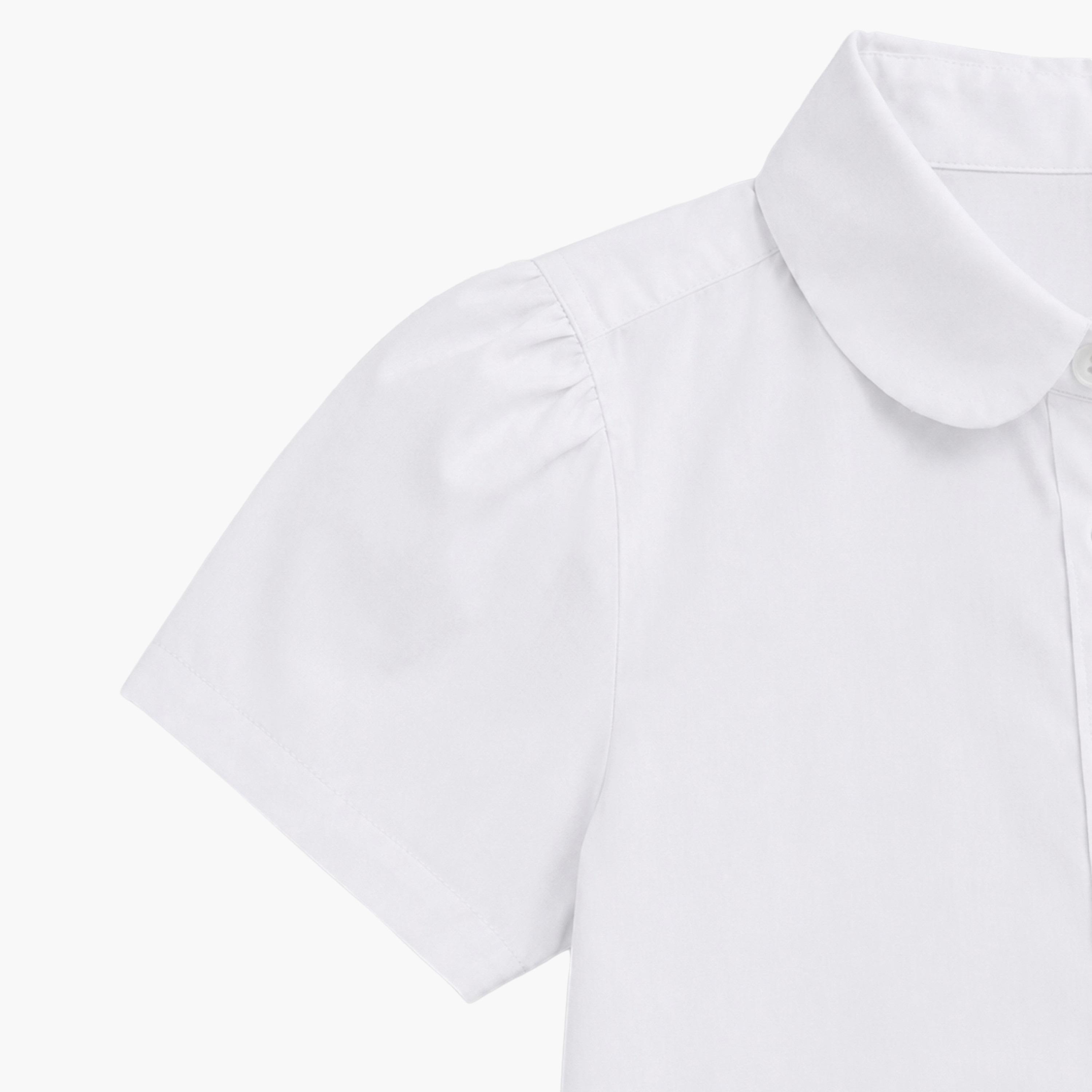 قميص سادة بأكمام قصيرة وياقة من فيكتور أند جين-girls-clothing-blousesandshirts-image-6