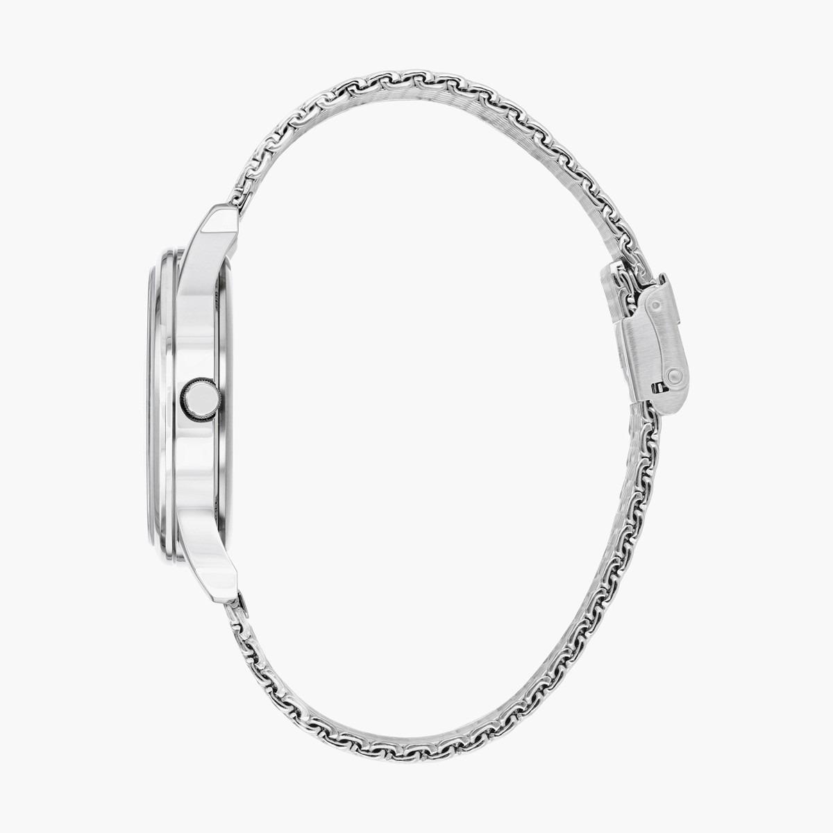 ساعة تناظرية فضيّة إيكو درايف بحزام معدني للرجال من سيتيزن - BV1111 83L-men-watchesandjewellery-watches-image-3