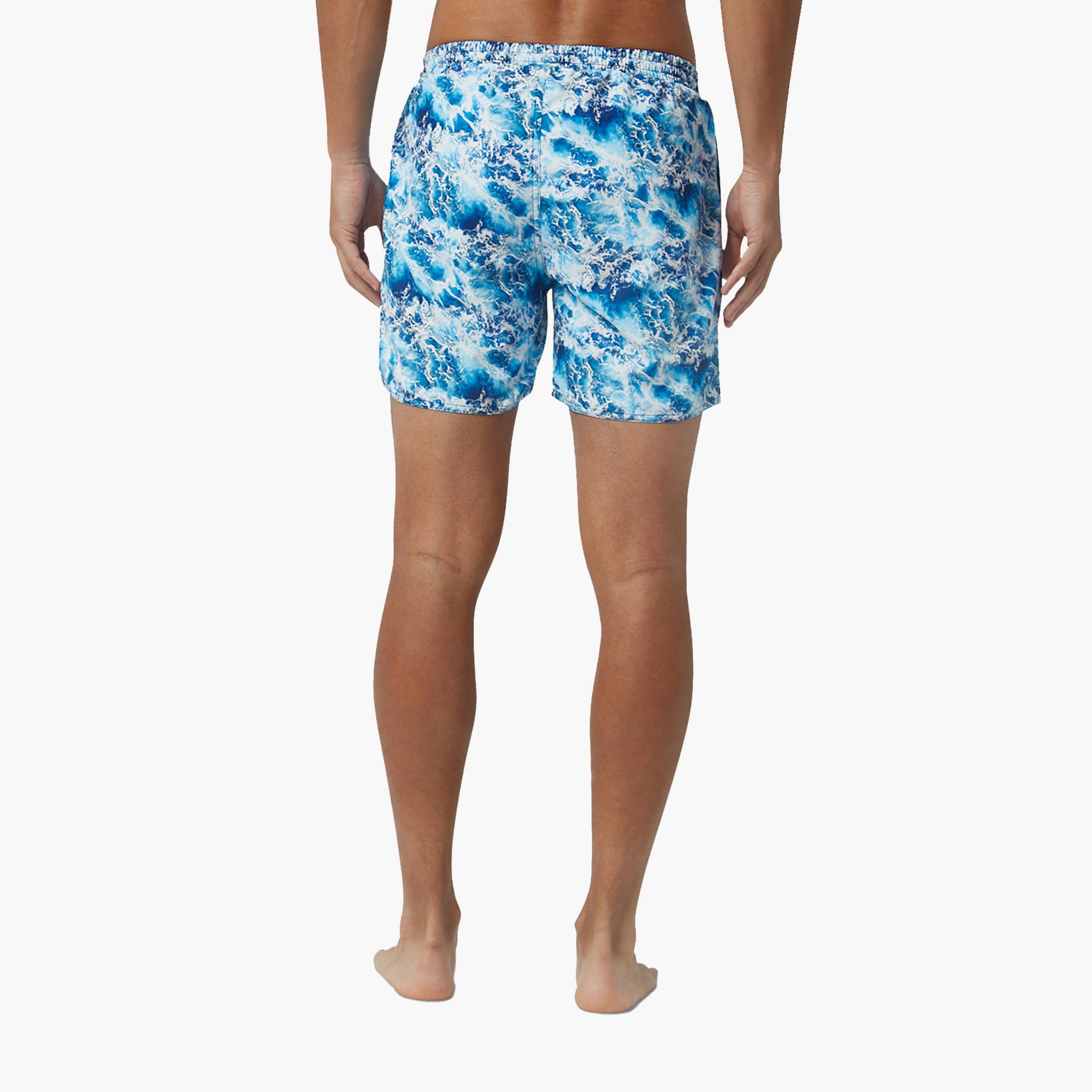COEGA Men AOP Elasticated Waist Boardshorts, Navy Waves-men-clothing-swimandbeach-shorts-image-4
