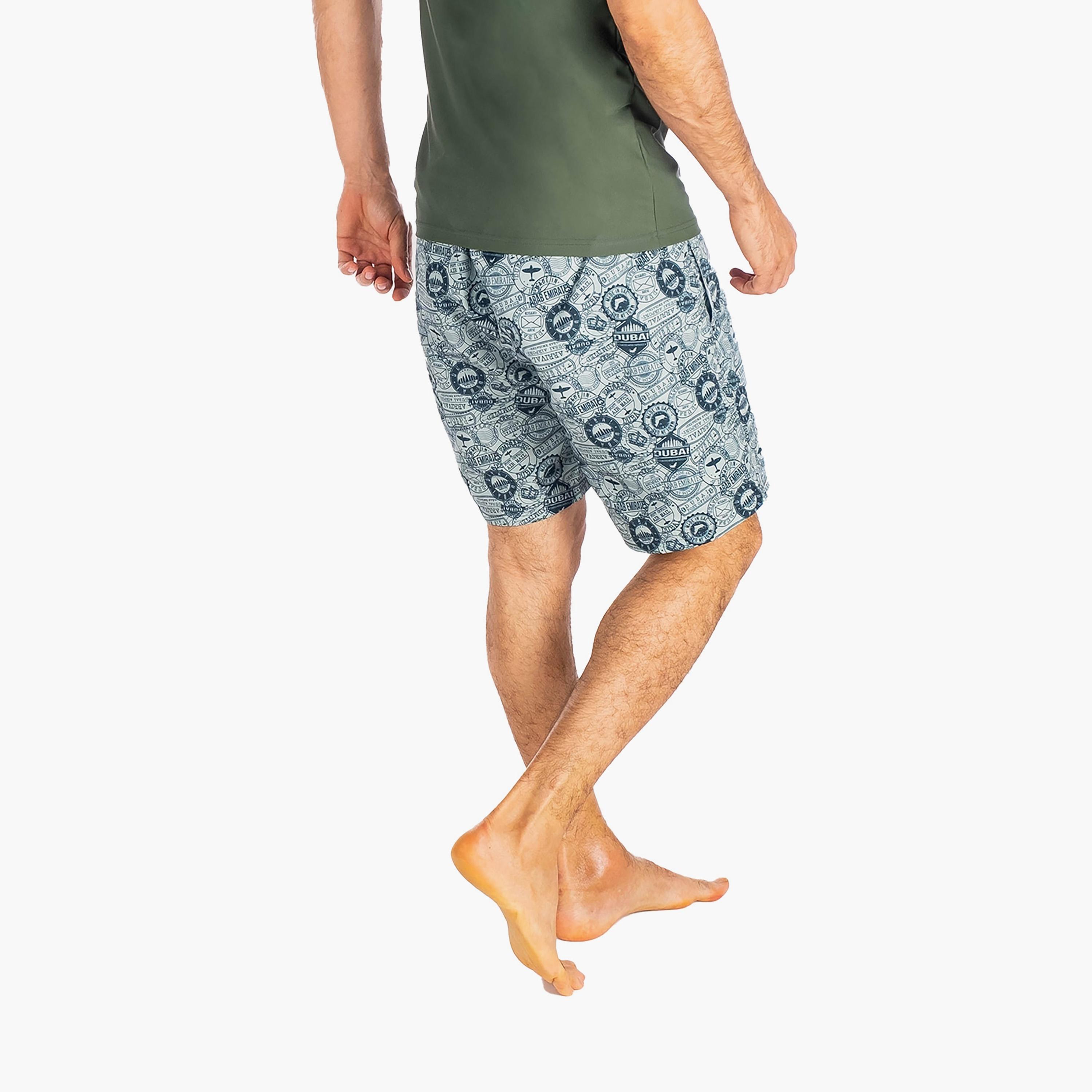 COEGA Sunwear Men's Boardshorts, UAE Stamps-men-clothing-swimandbeach-shorts-image-2