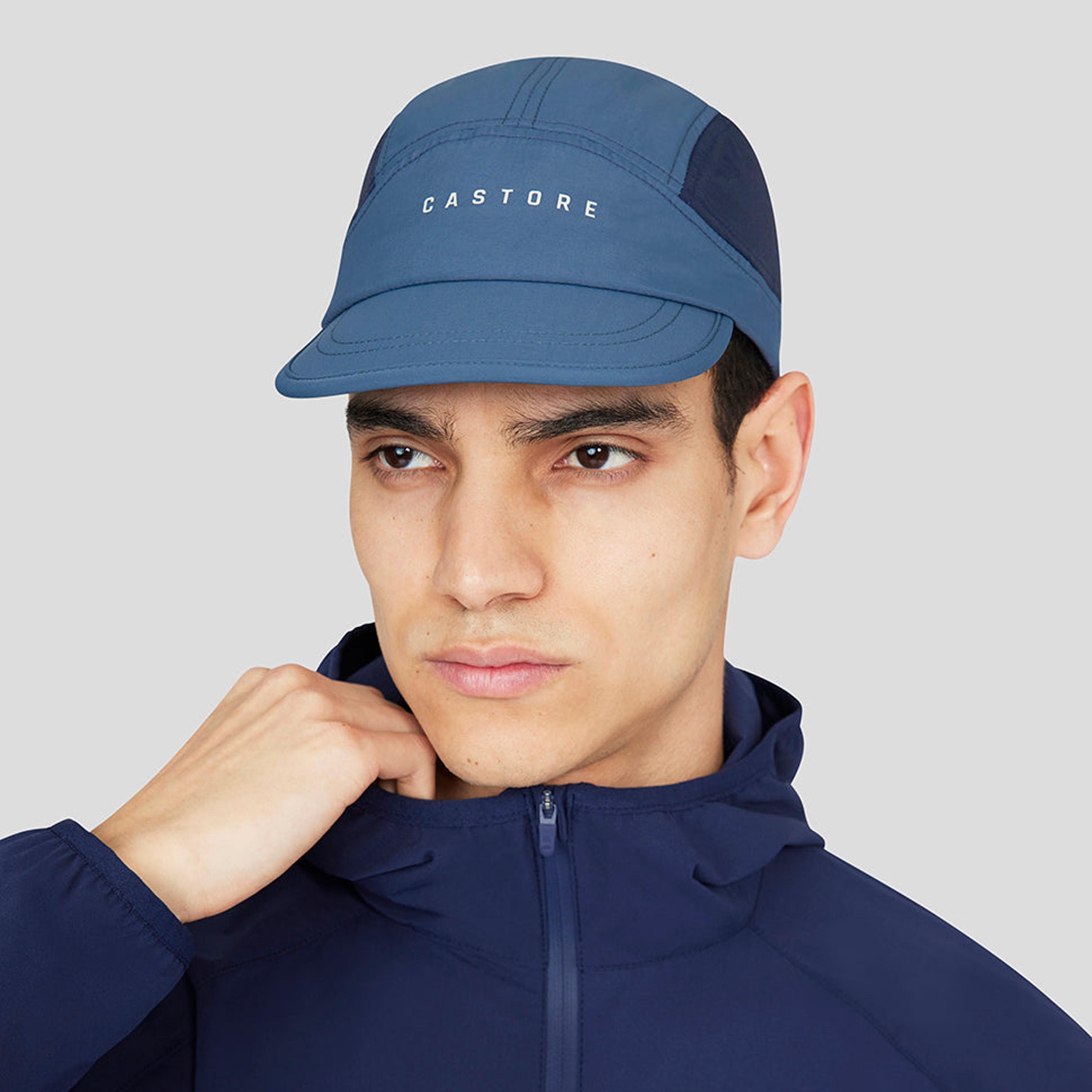 قبعة كاستوري للرجال بلون الكتلة للجري-men-caps-image-1