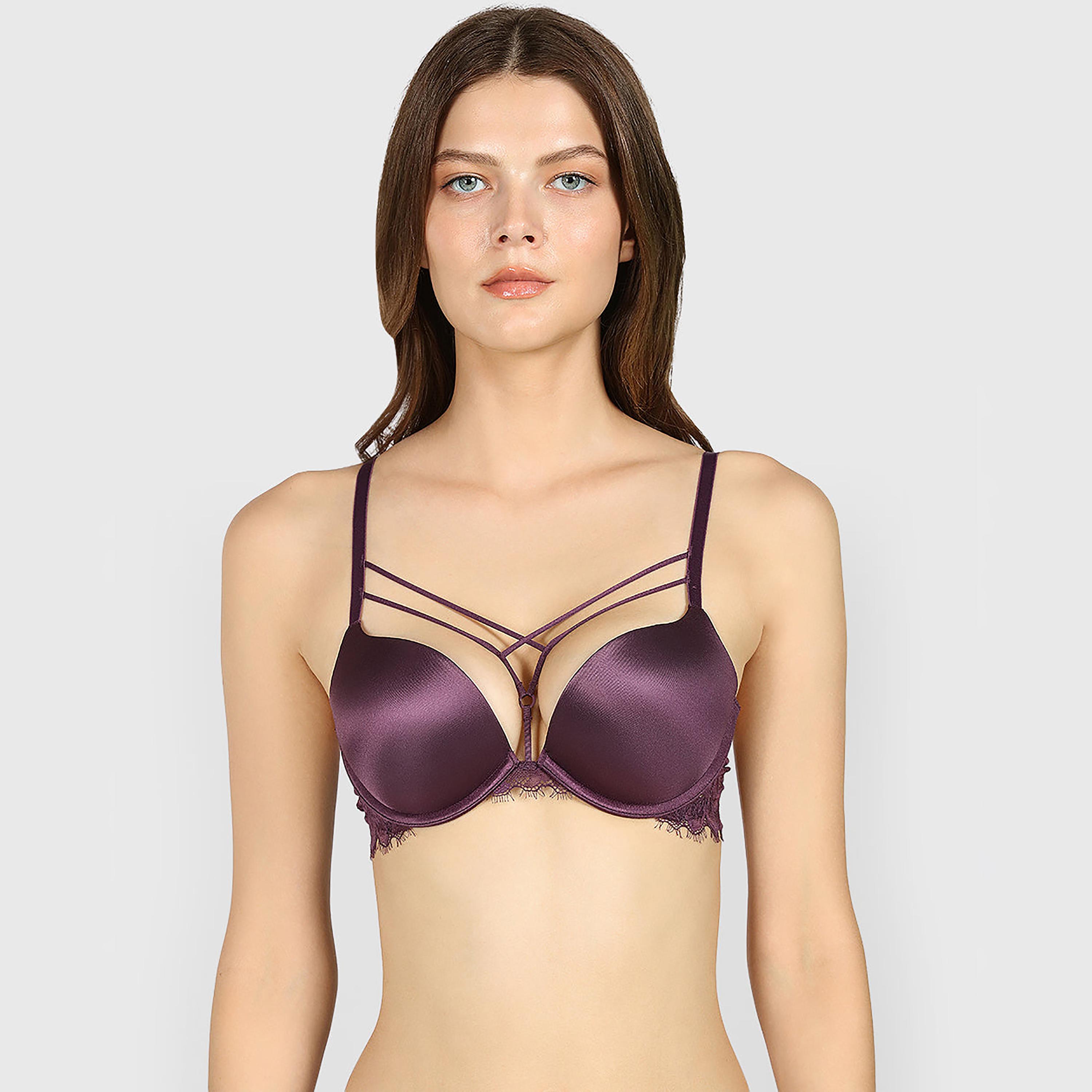 Isla & Evie Obvious Micro Wired High Support Gel Padded Women's Plunge Bra-women-clothing-lingerie-bras-image-5