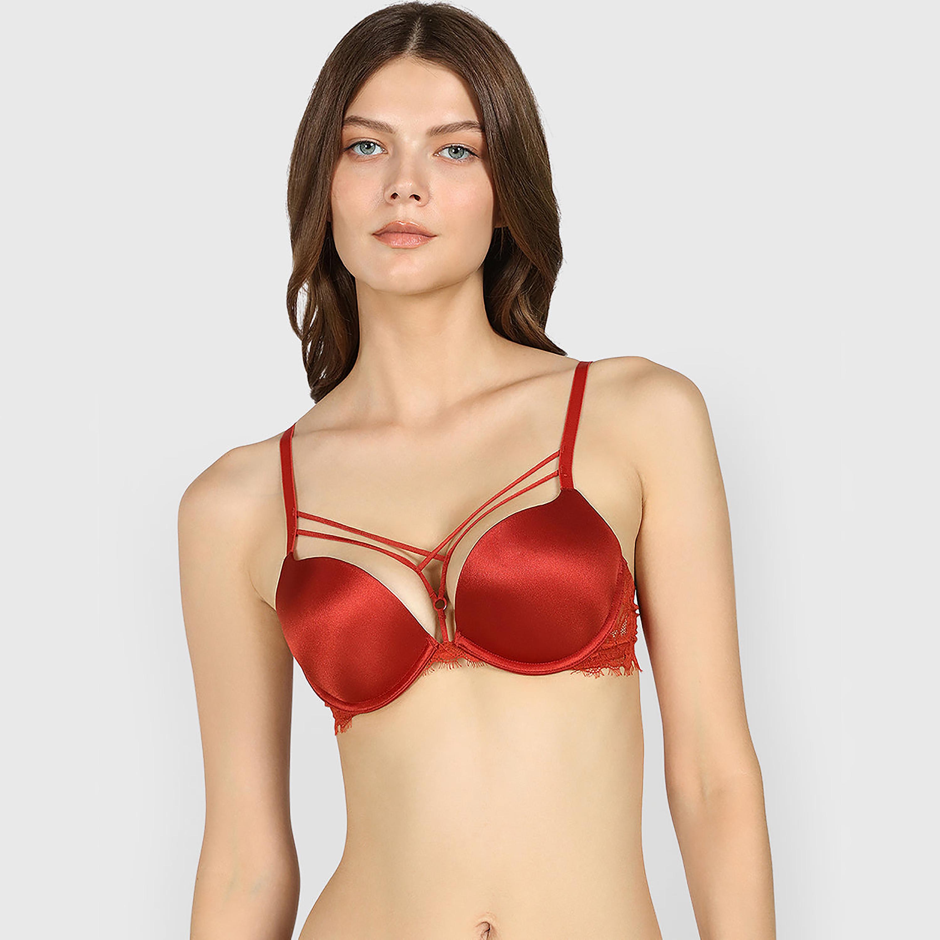 Isla & Evie Obvious Micro Wired High Support Gel Padded Women's Plunge Bra-women-clothing-lingerie-bras-image-9