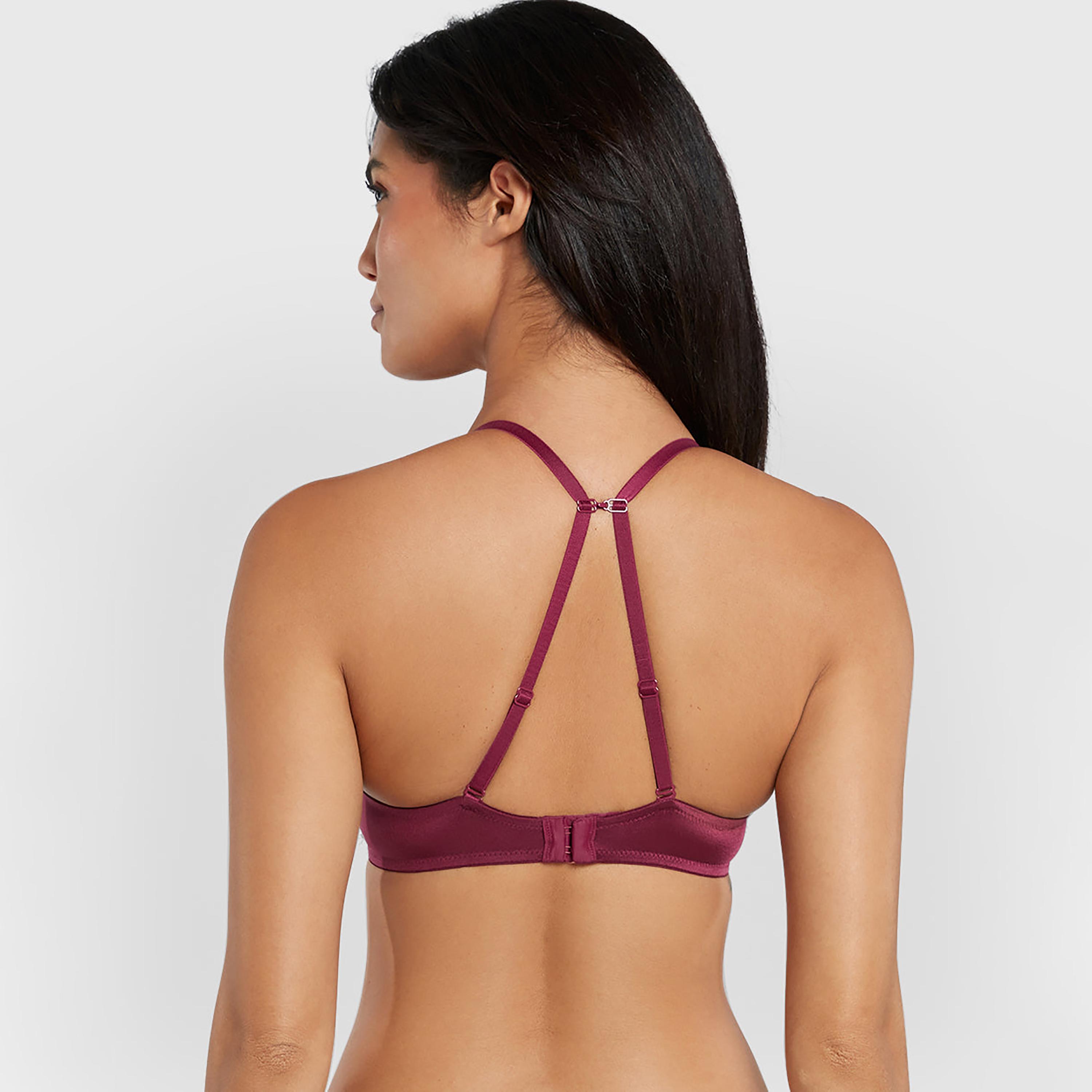 Isla & Evie Obvious Lace Wired High Support Gel Padded Women's Plunge Bra-women-clothing-lingerie-bras-image-3