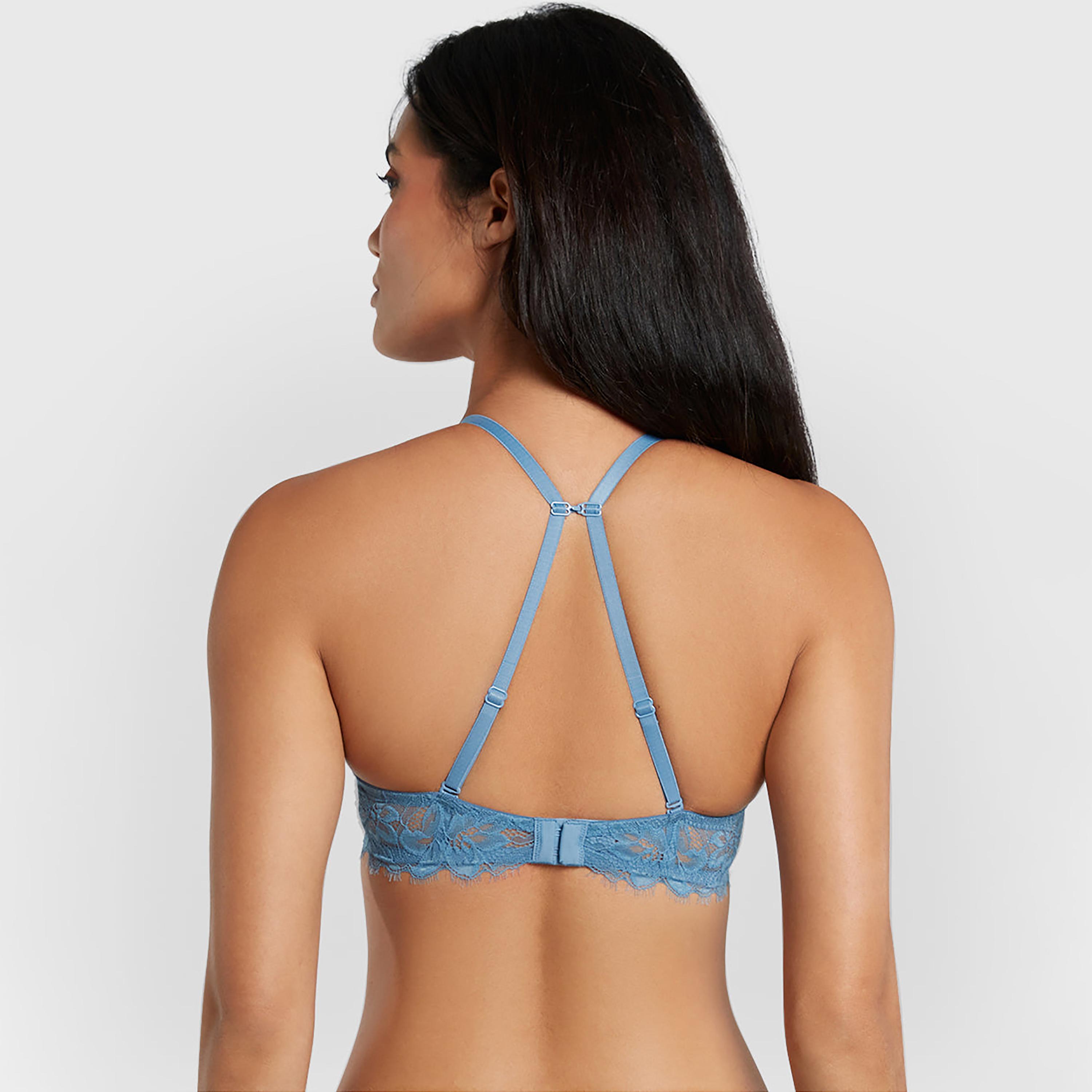Isla & Evie Obvious Lace Wired High Support Gel Padded Women's Plunge Bra-women-clothing-lingerie-bras-image-3
