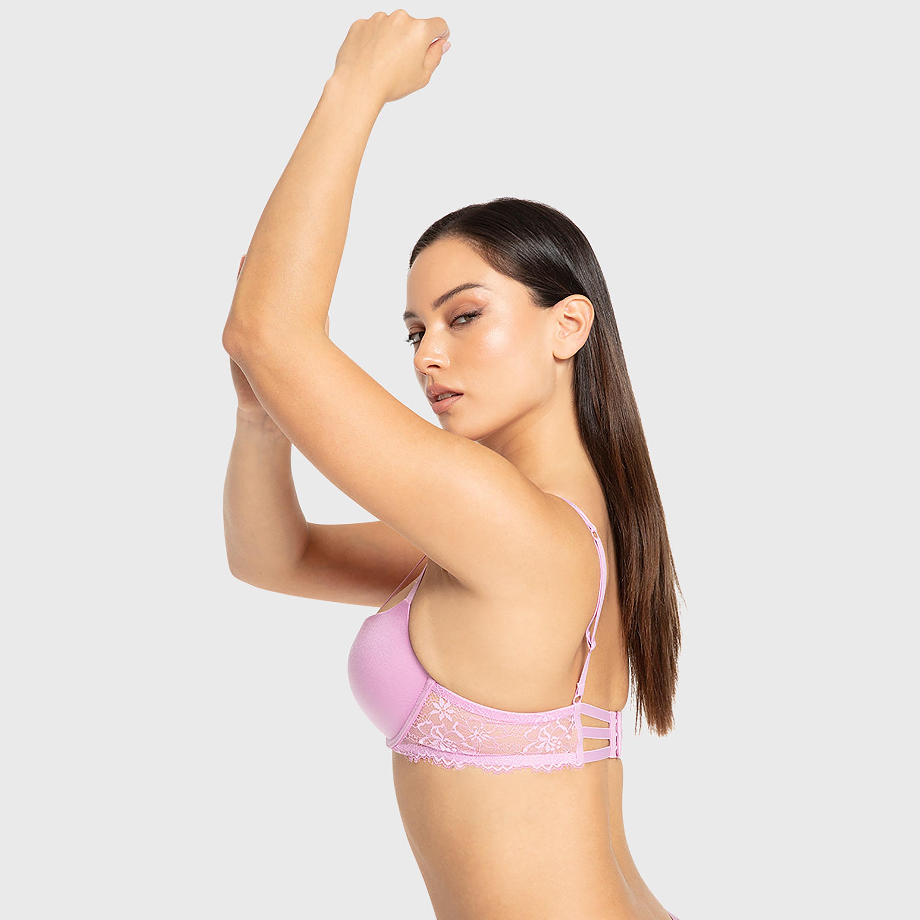 حمالة صدر بلانج سادة ودعم عال وحشوة جل وسلك سفلي سيكسي فاشن من إيسلا آند إيفي-women-clothing-lingerie-bras-image-2