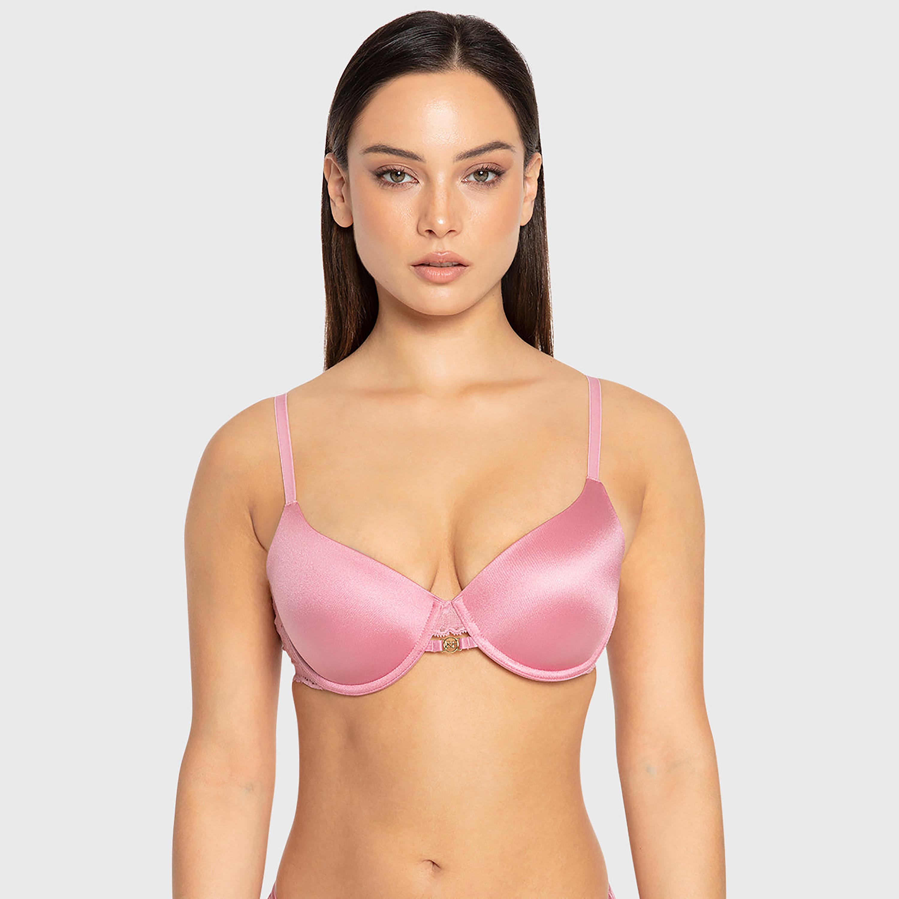 Isla & Evie Foxglove Plain Wired Medium Support Light Lined Women's Multiway Plunge Bra-women-clothing-lingerie-bras-image-1