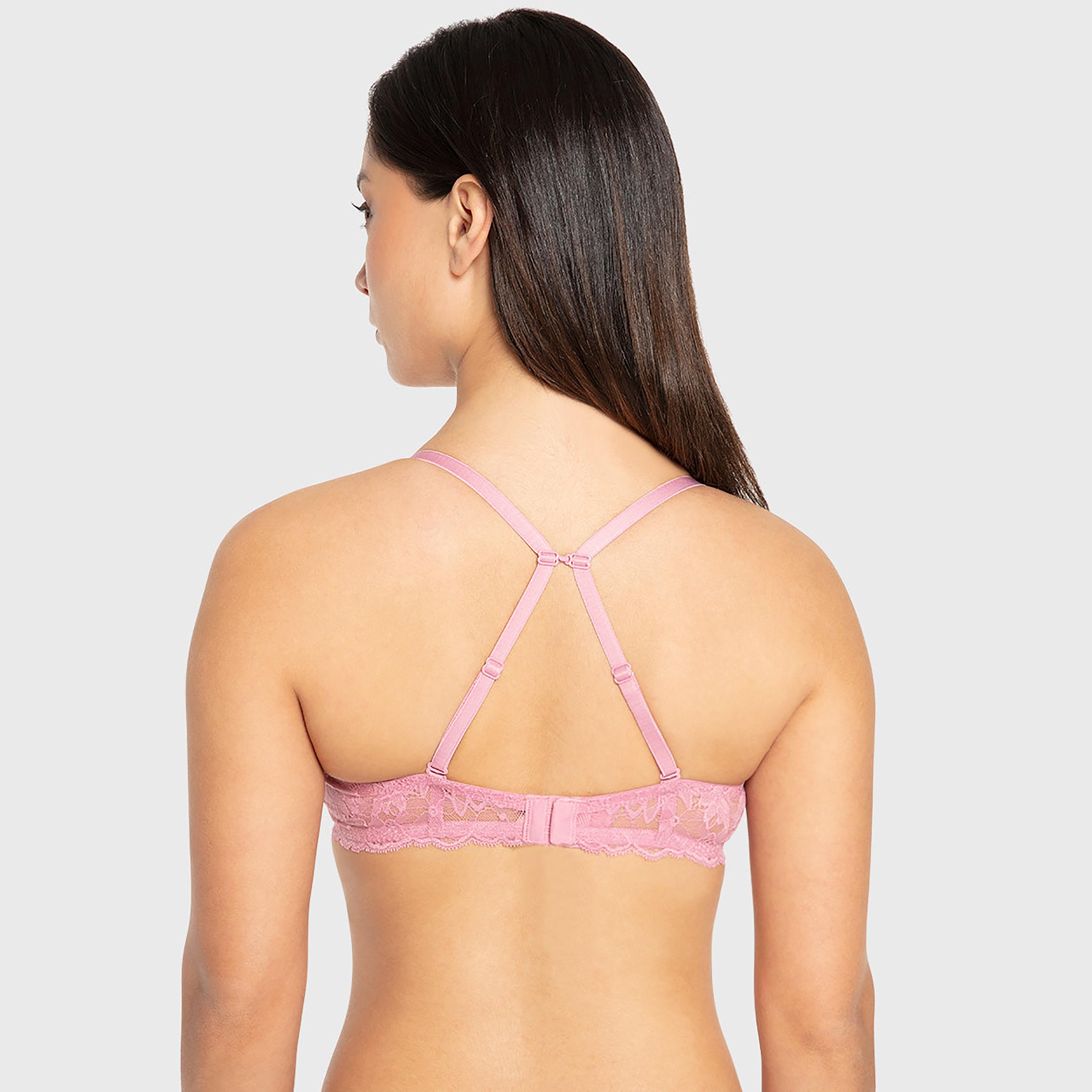 Isla & Evie Foxglove Plain Wired Medium Support Light Lined Women's Multiway Plunge Bra-women-clothing-lingerie-bras-image-3