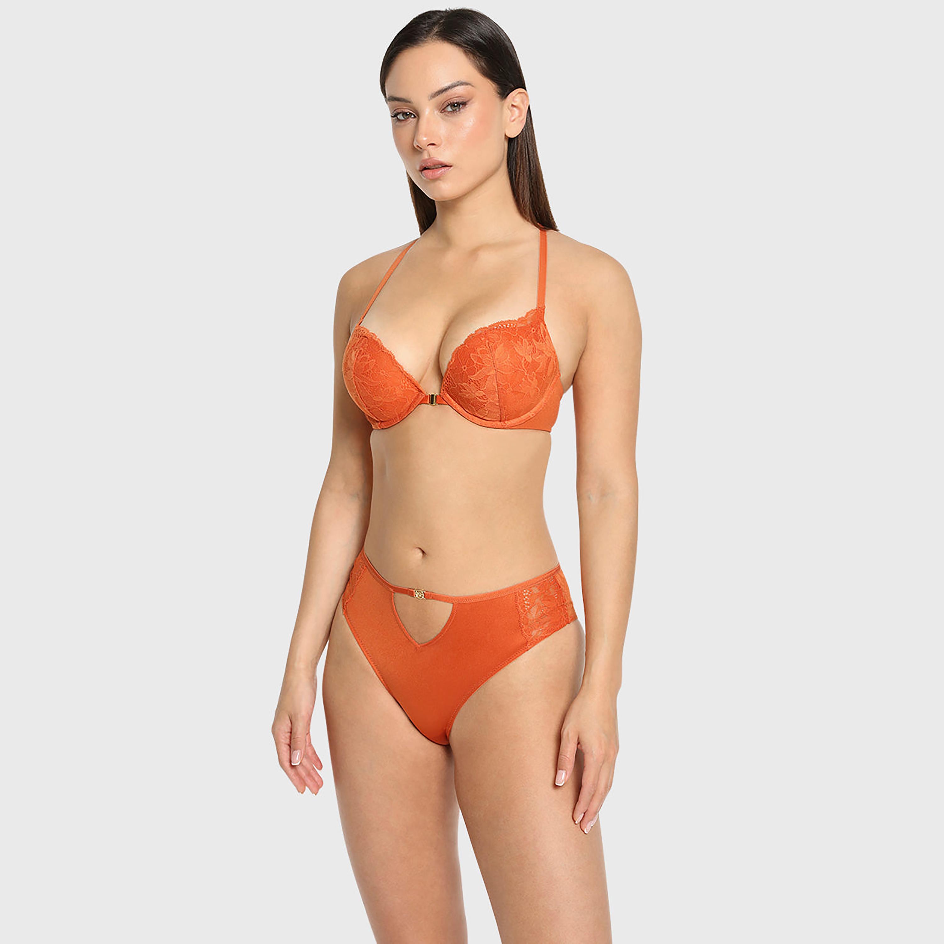 حمالة صدر بلانج بدانتيل زهور ودعم عال وحشوة جل وسلك سفلي ميوركس من إيسلا آند إيفي-women-clothing-lingerie-bras-image-6