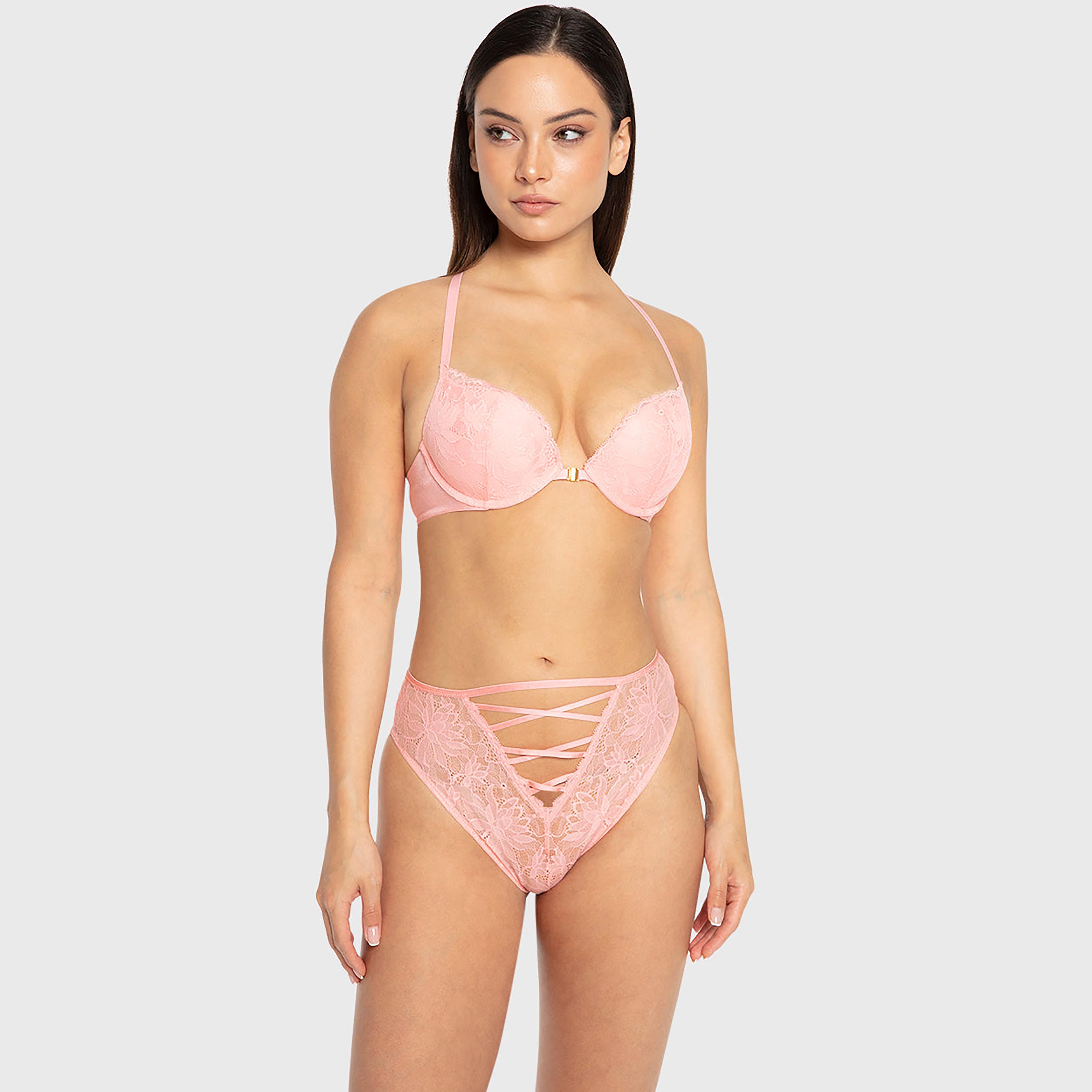حمالة صدر بلانج بدانتيل زهور ودعم عال وحشوة جل وسلك سفلي ميوركس من إيسلا آند إيفي-women-clothing-lingerie-bras-image-2