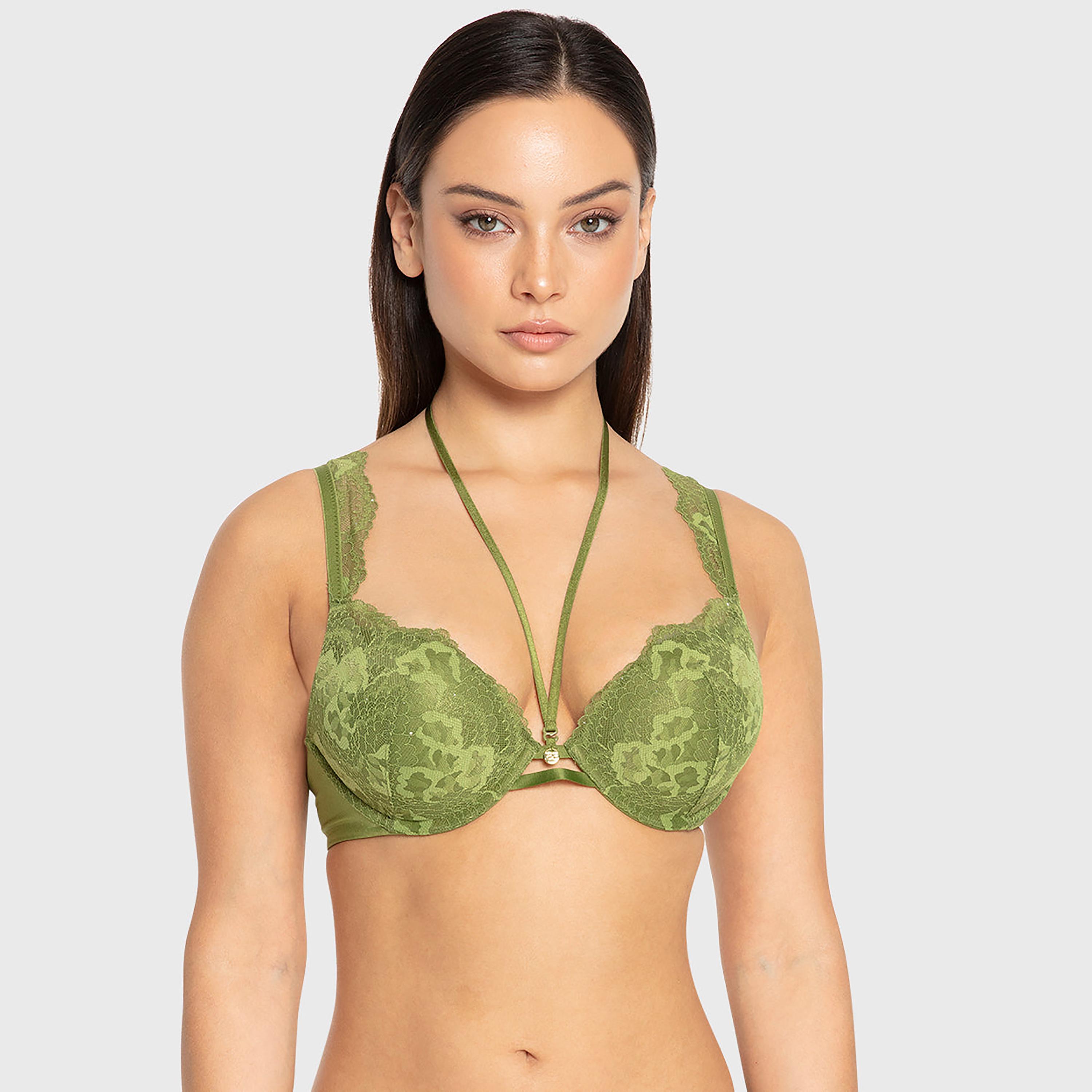 حمالة صدر بلانج لون وردي مشرق ودعم عال وحشوة دبل بوش أب وسلك سفلي من إيسلا آند إيفي-women-clothing-lingerie-bras-image-5