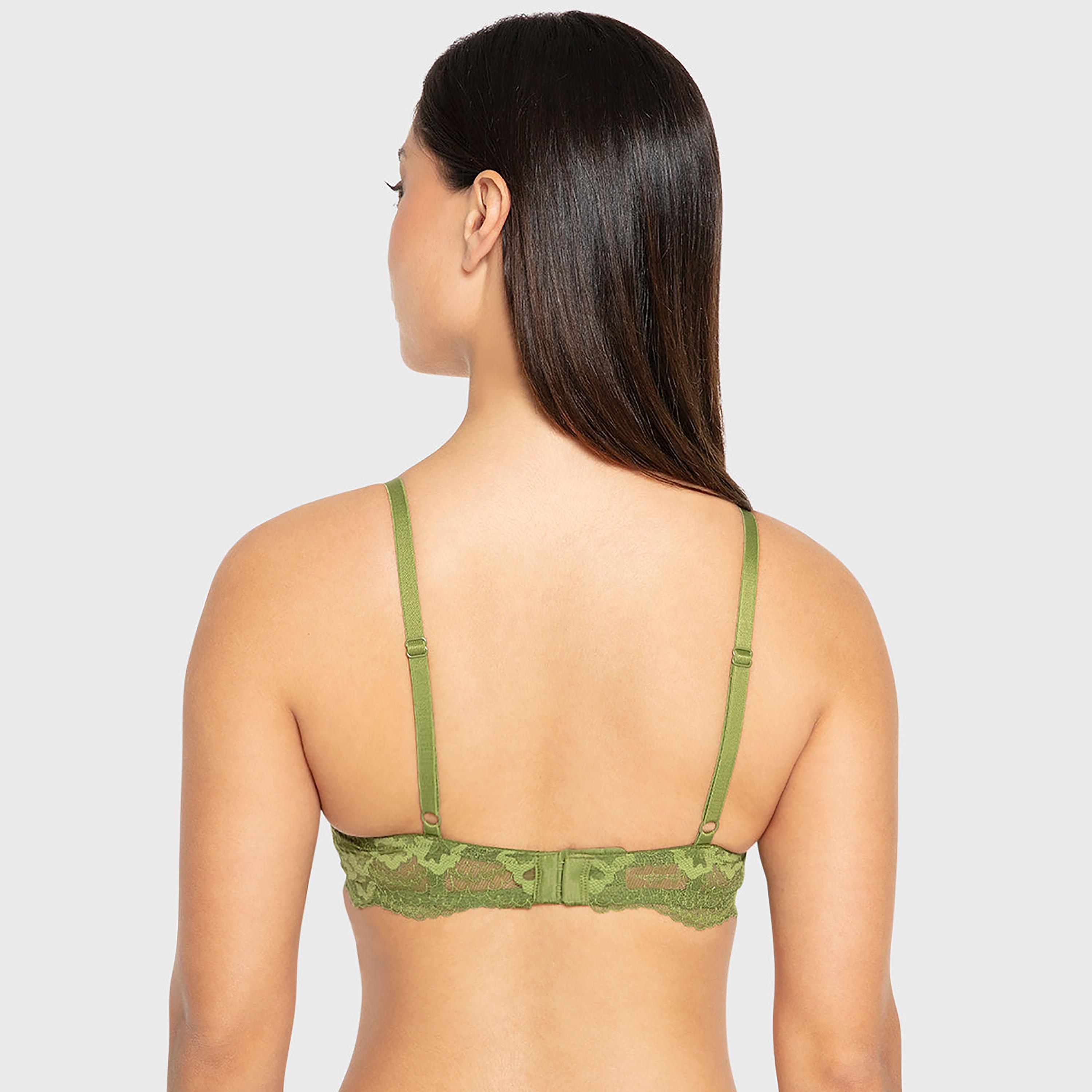 Isla & Evie Sexy Fashion Bright Rose Wired High Support Gel Padded Women's Plunge Bra-women-clothing-lingerie-bras-image-3