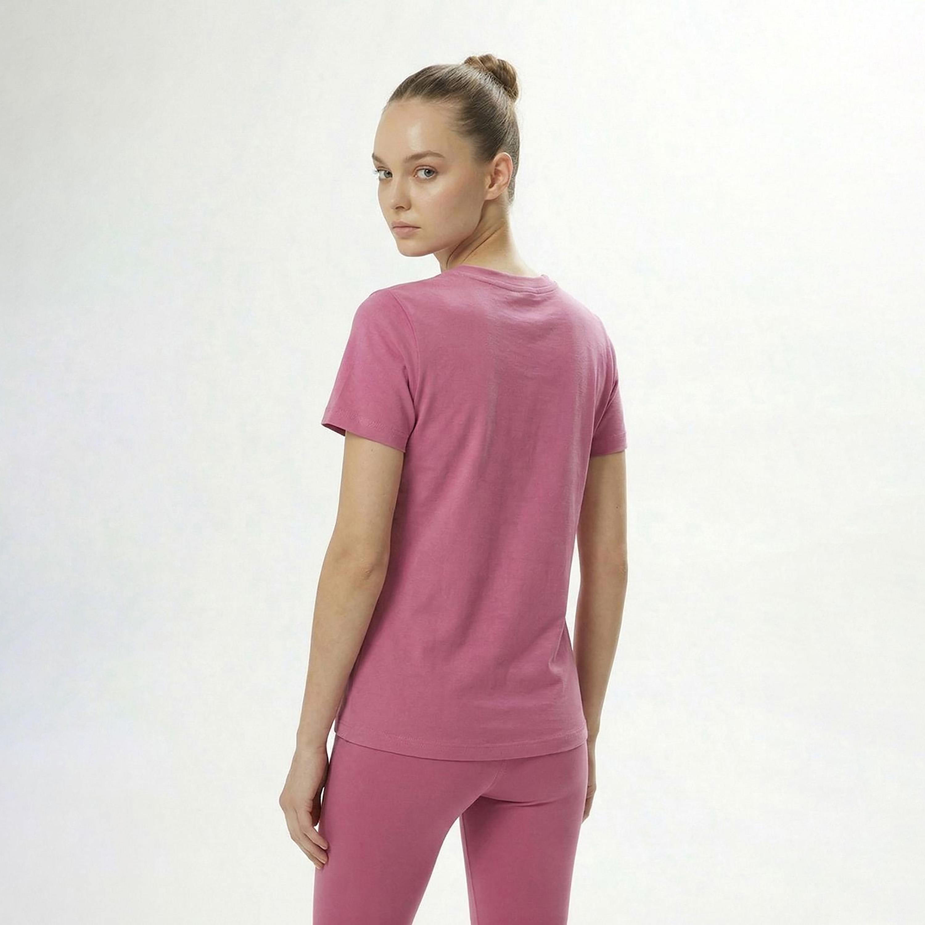 Cardio Bunny Logo Print Crew Neck Short Sleeves Women's Regular T-Shirt-women-clothing-tshirts-image-4